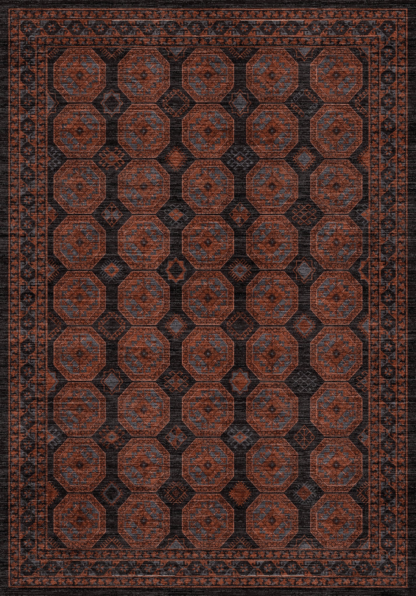 Faze Vintage Octagonal Rug
