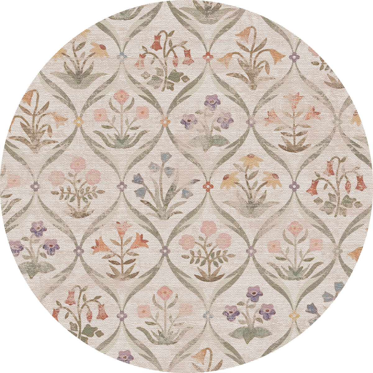 Claire Vintage-Blumenteppich