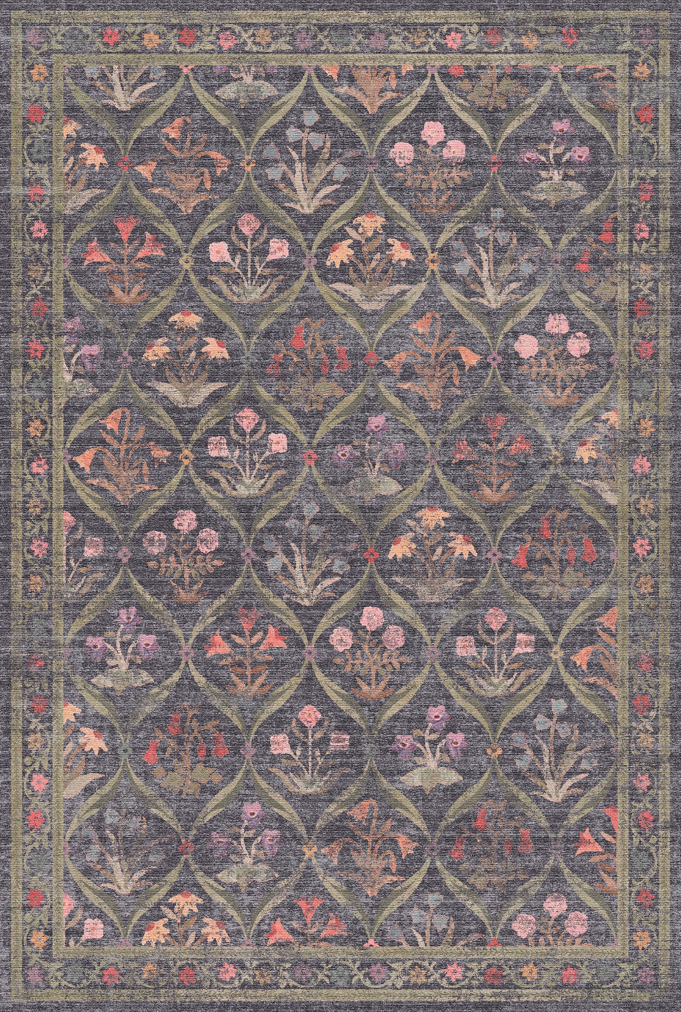 Claire Vintage Floral Rug