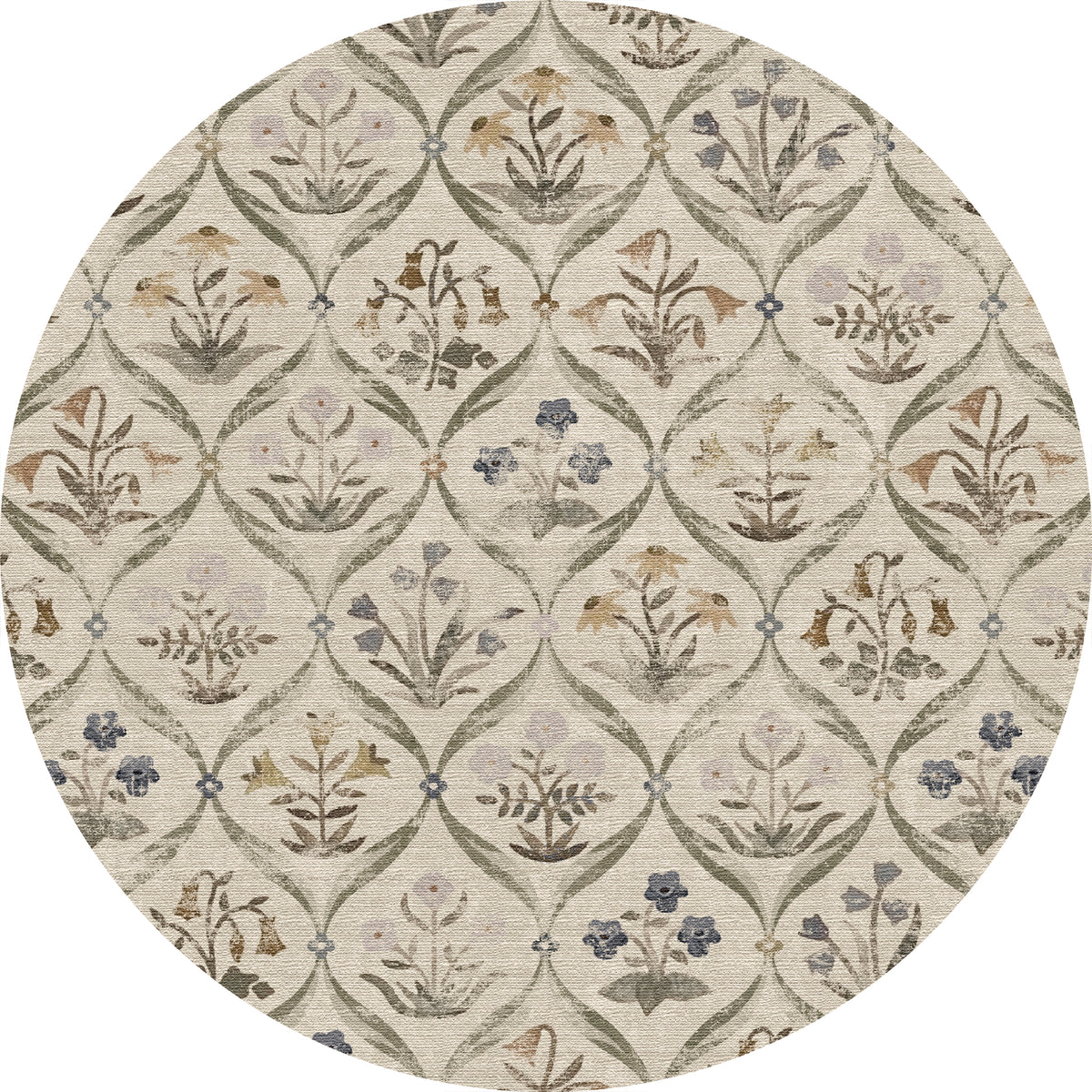 Claire Vintage-Blumenteppich