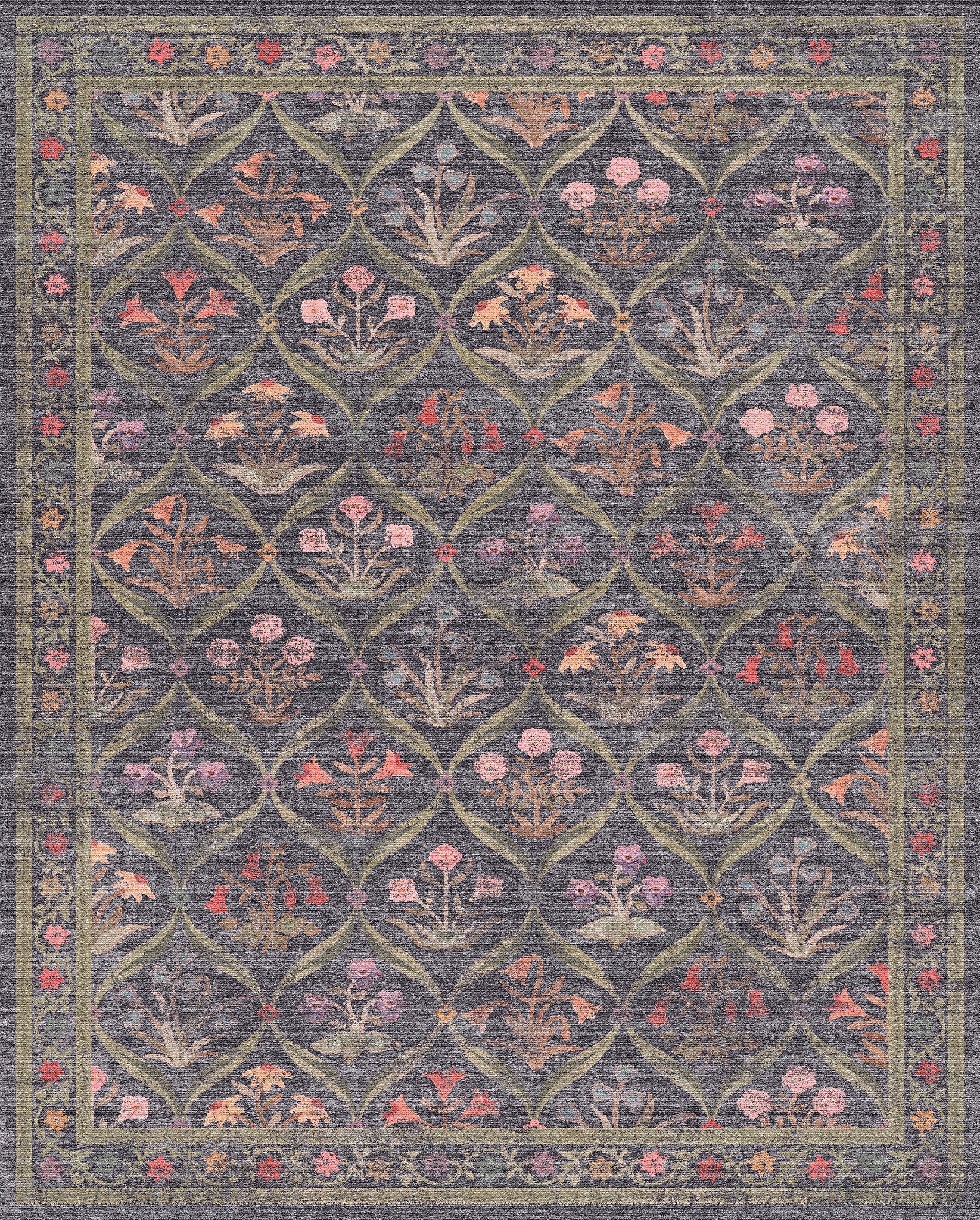 Claire Vintage Floral Rug