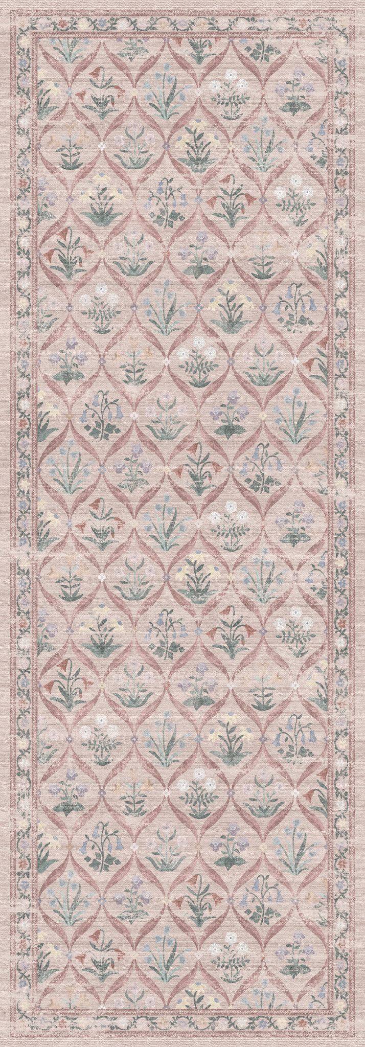 Claire Vintage-Blumenteppich