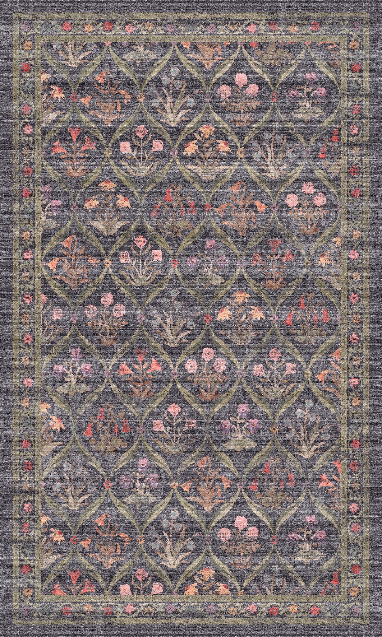 Claire Vintage Floral Rug