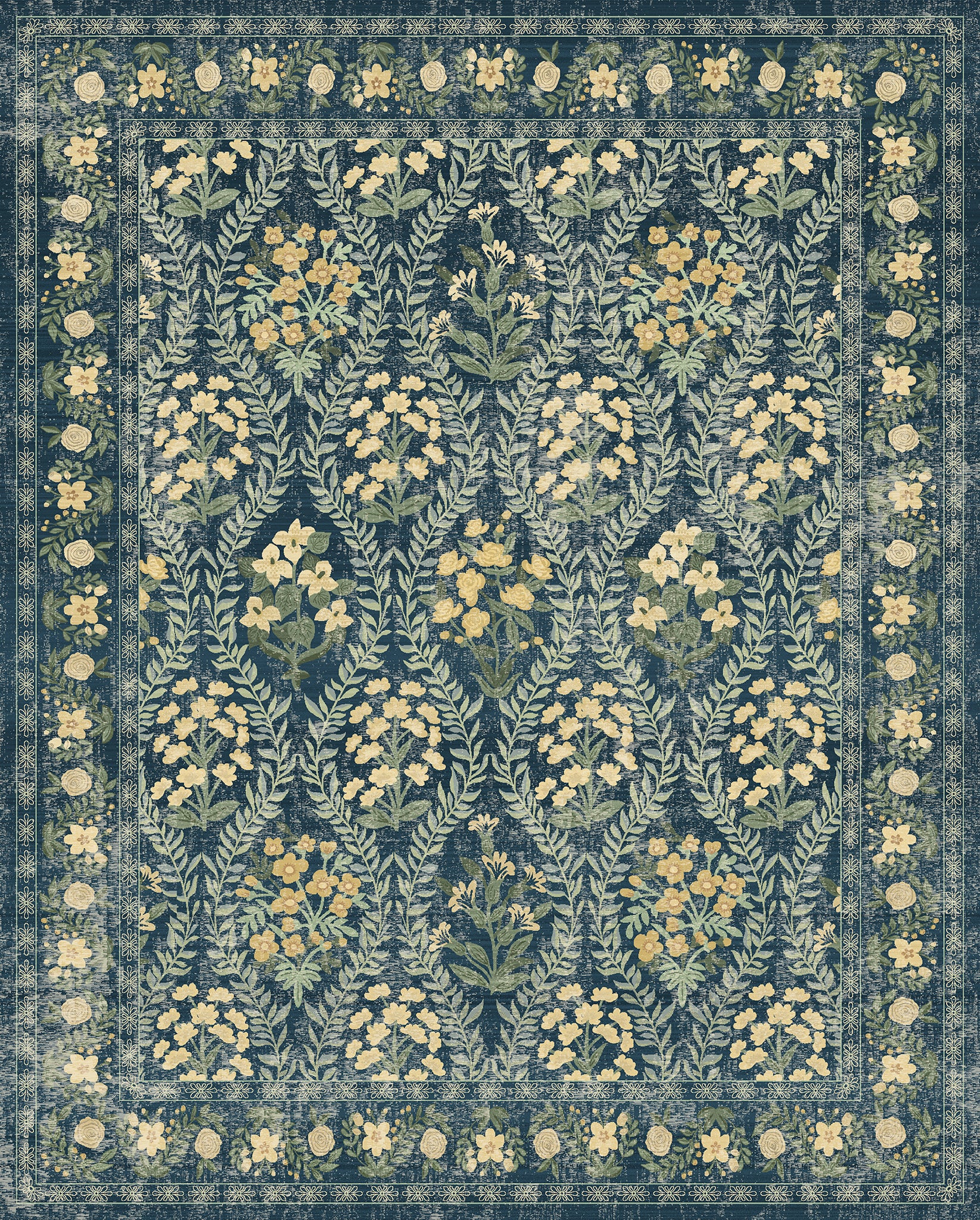 Nolia Vintage Virágmintás Szőnyeg