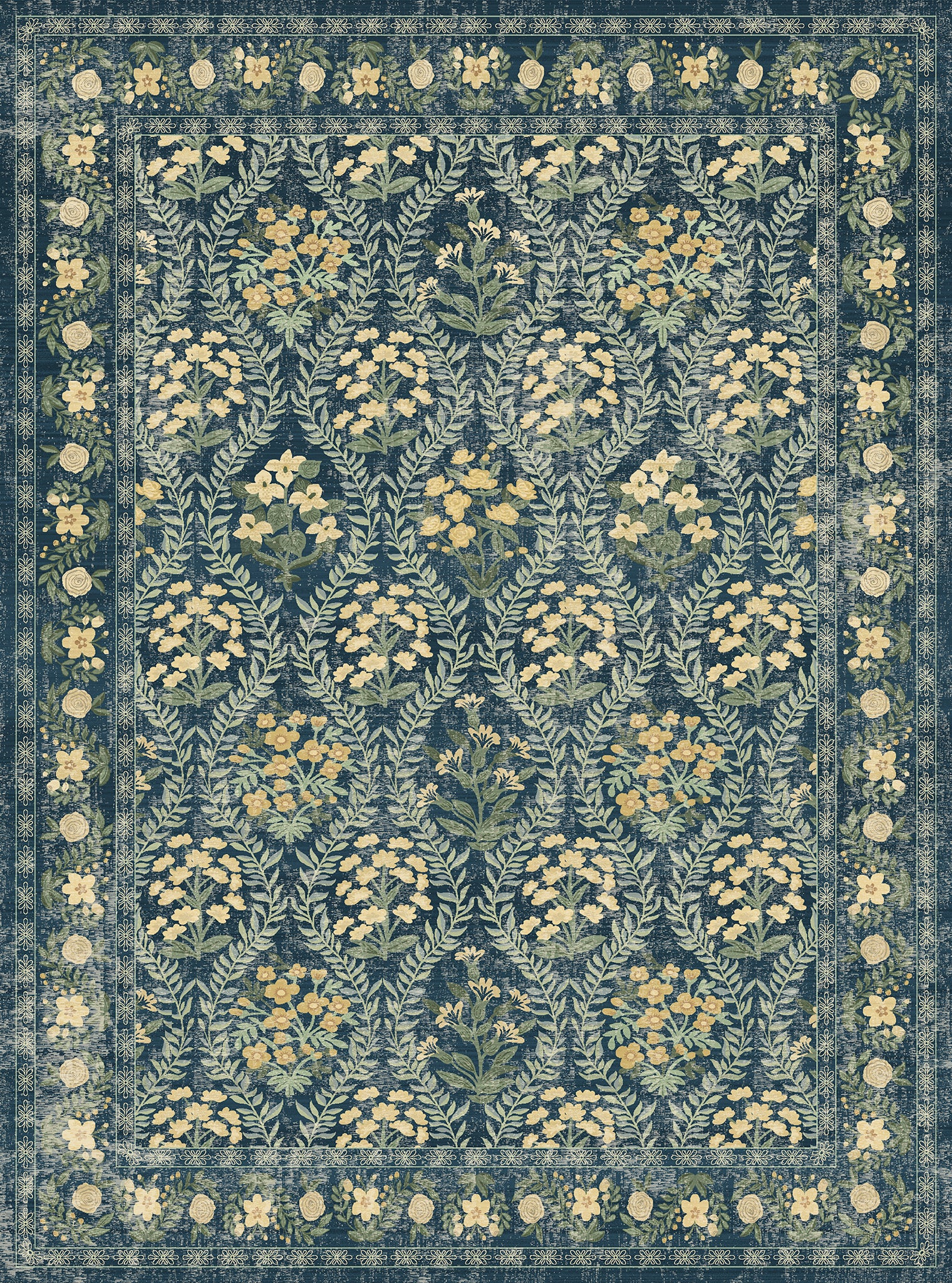 Nolia Vintage Virágmintás Szőnyeg