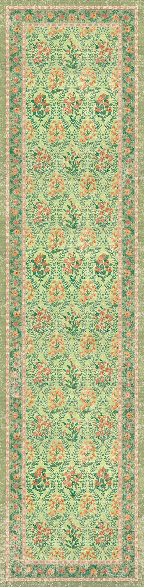 Nolia Vintage Matta Med Blommönster