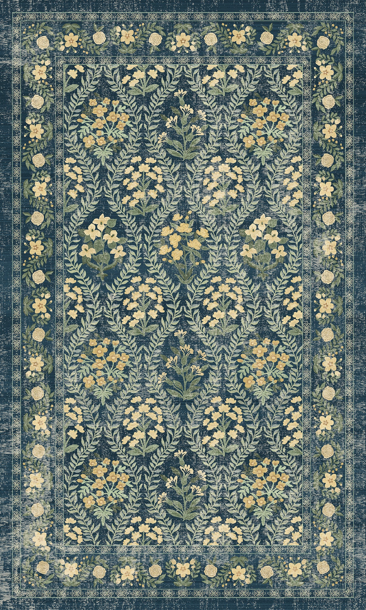 Nolia Vintage Virágmintás Szőnyeg