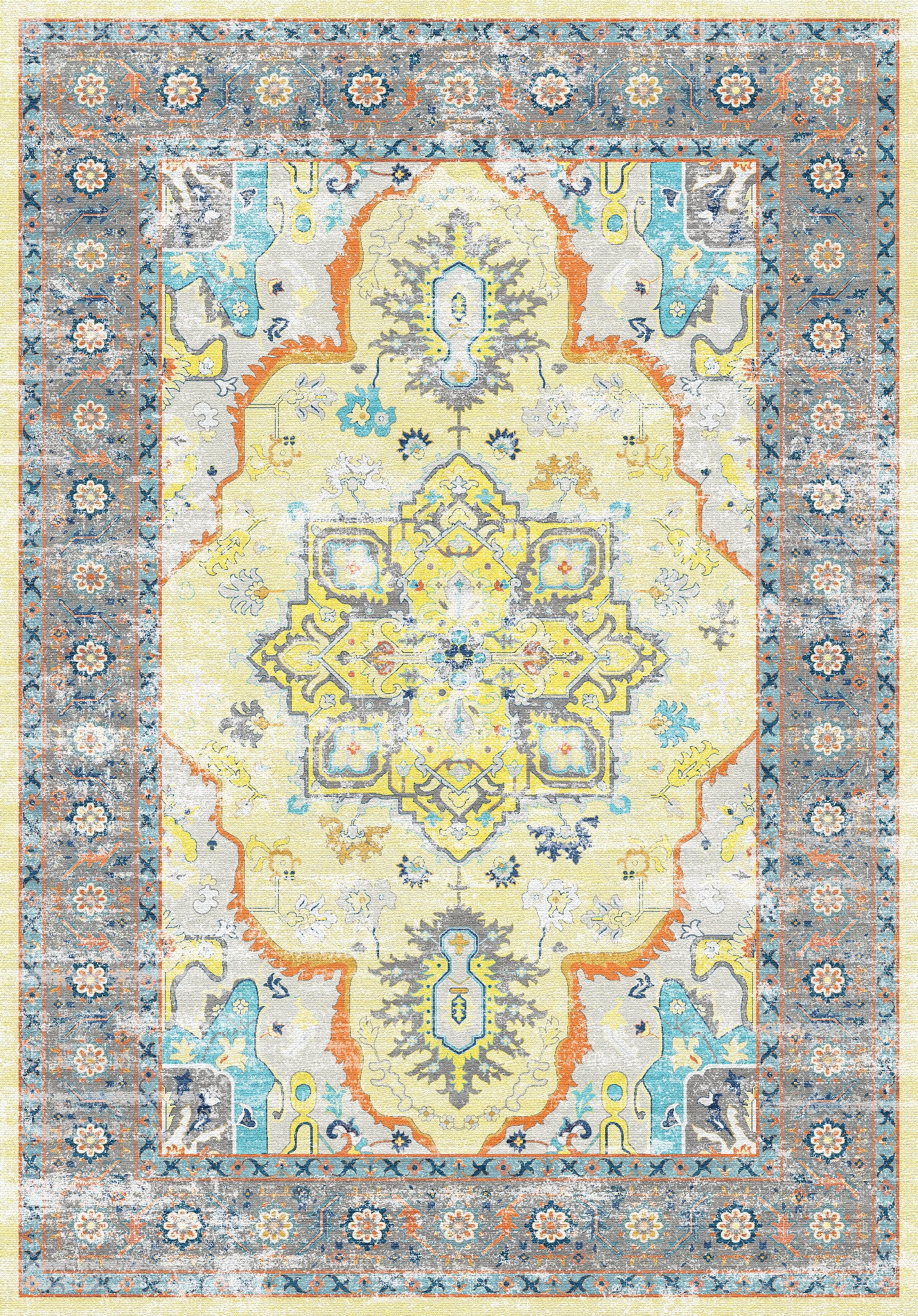 Margaret Distressed Persian Rug
