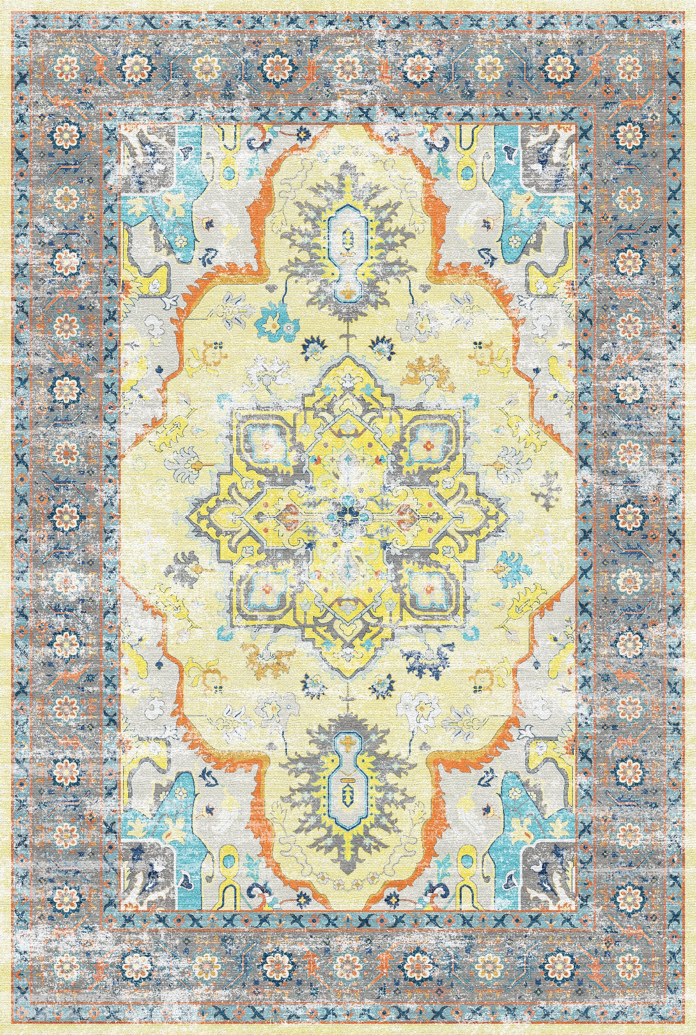 Margaret Distressed Persian Rug