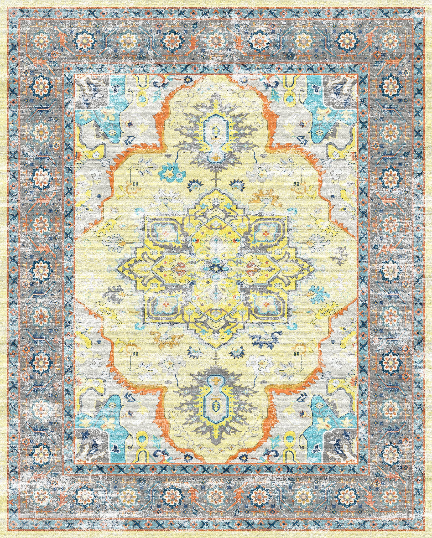Margaret Distressed Persian Rug