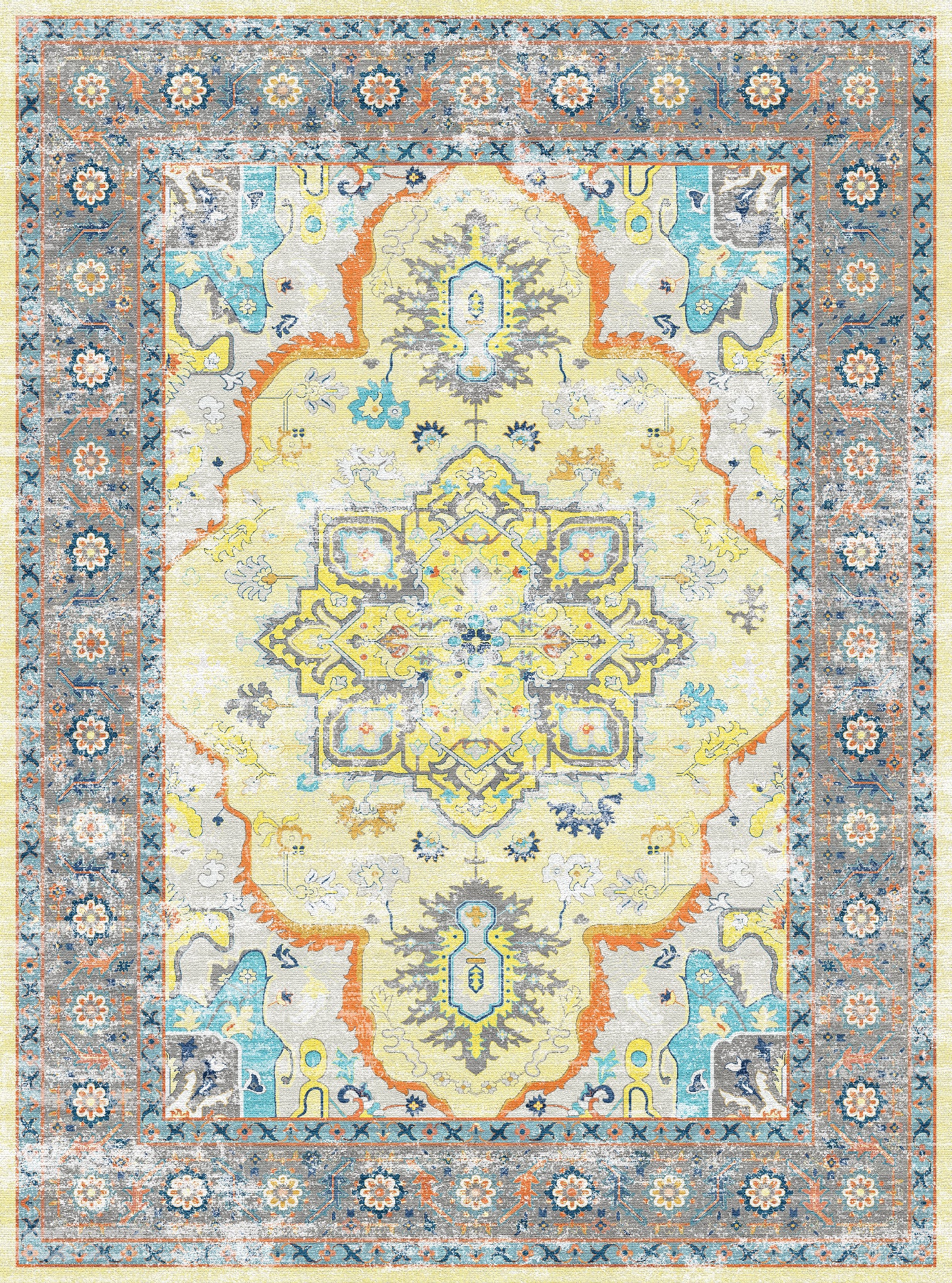 Margaret Distressed Persian Rug