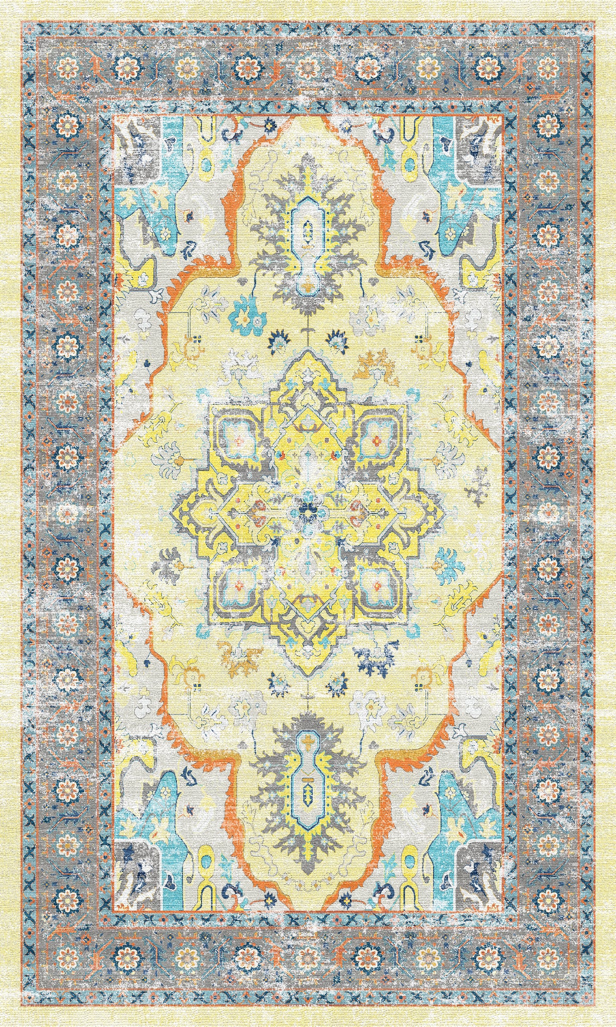 Margaret Distressed Persian Rug
