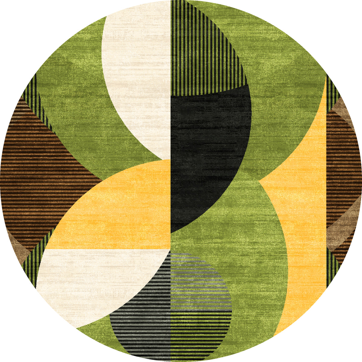 Iver Abstract Geometrisch Vloerkleed