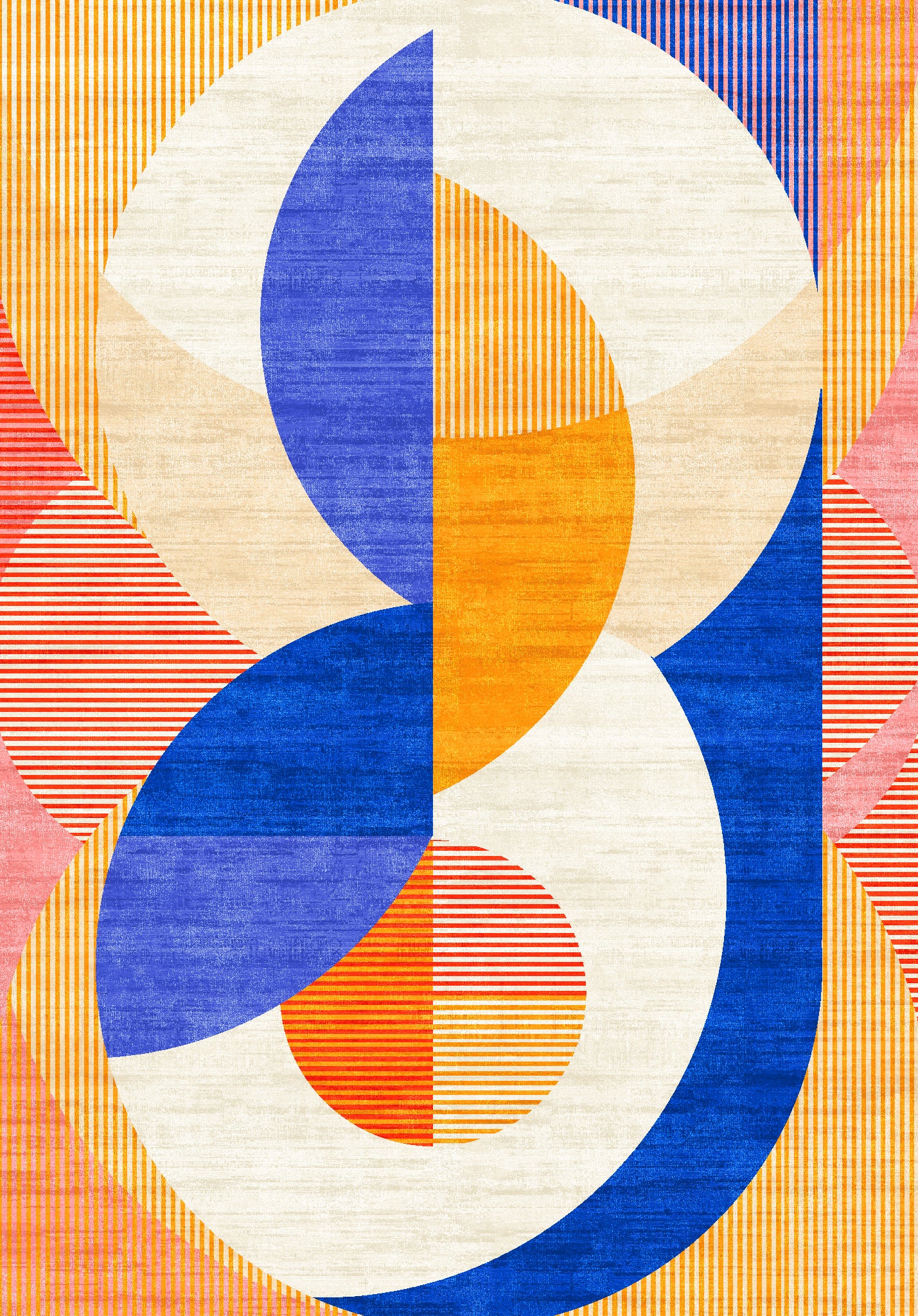 Iver Abstract Geometrisch Vloerkleed