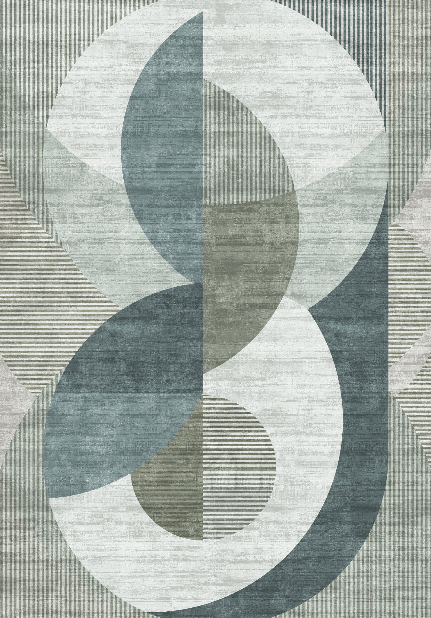 Iver Abstract Geometrisch Vloerkleed