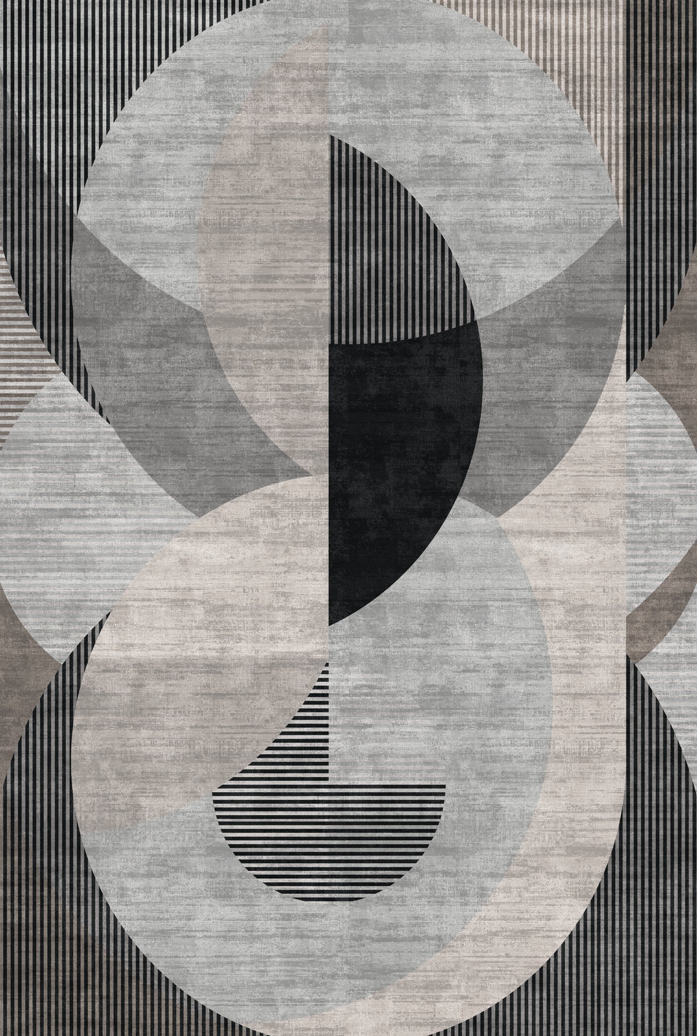 Iver Abstract Geometrisch Vloerkleed