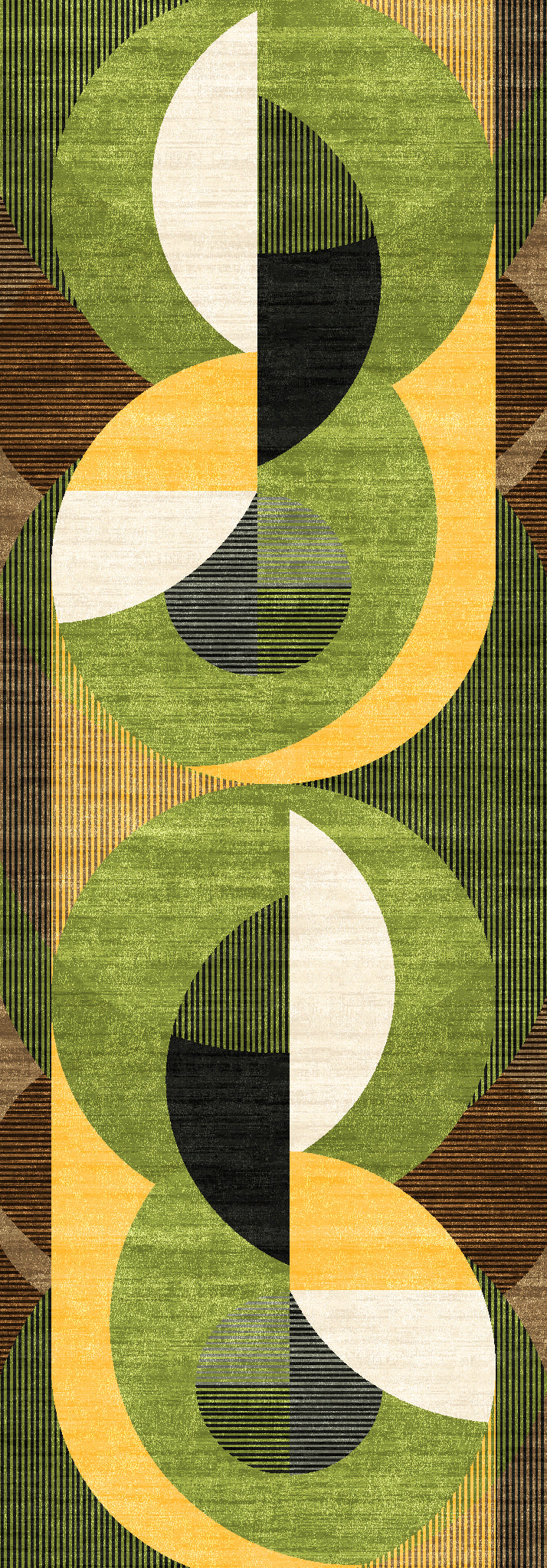 Iver Abstract Geometric Rug