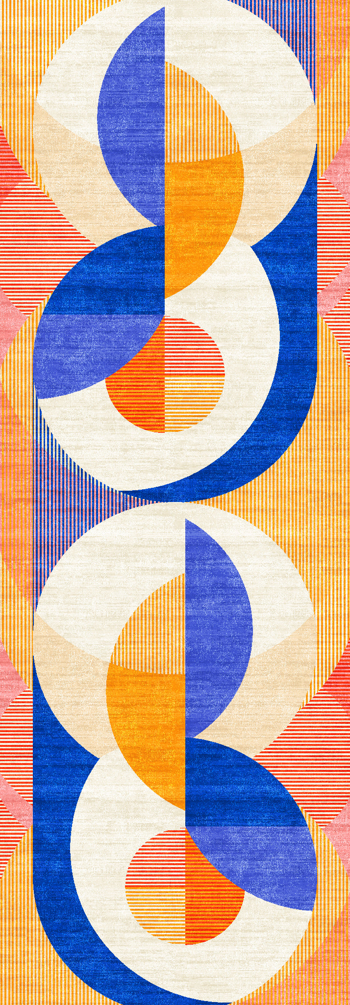Iver Abstract Geometric Rug
