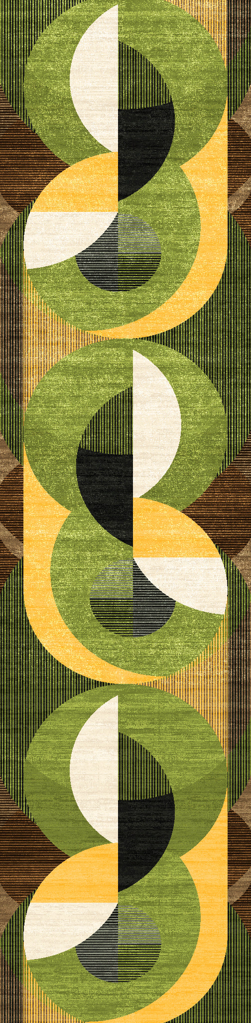 Iver Abstract Geometric Rug