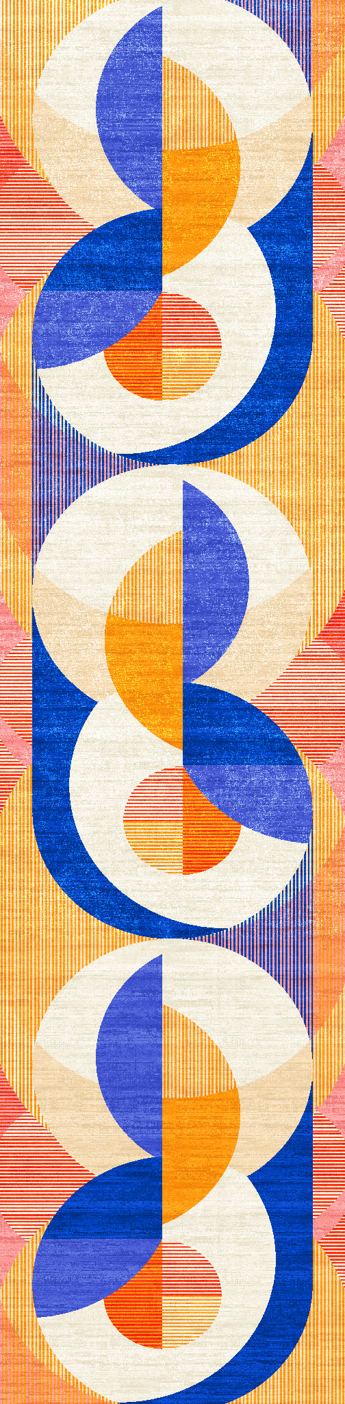 Iver Abstract Geometric Rug