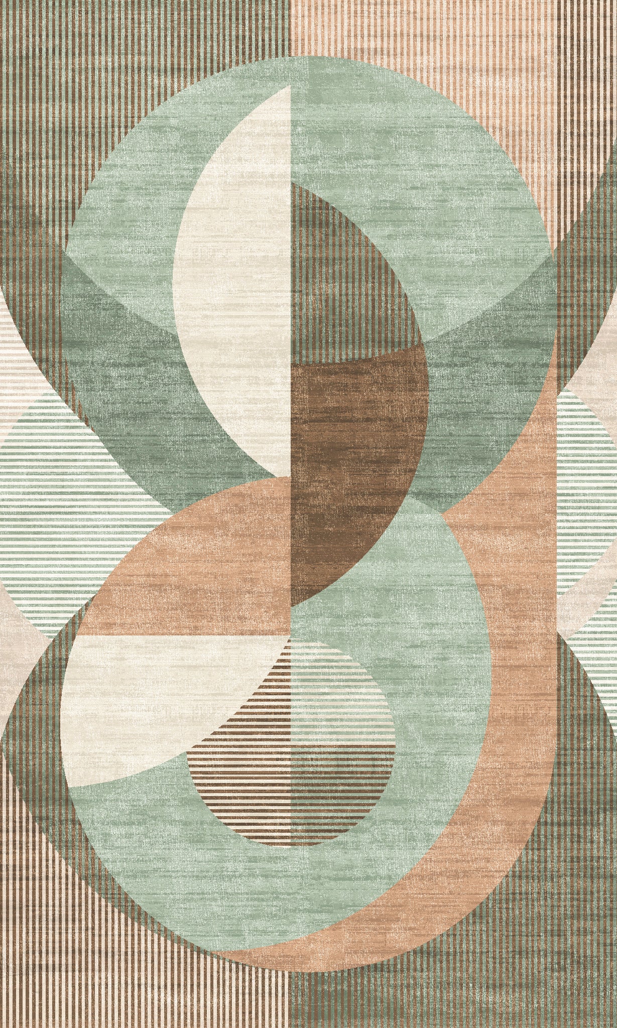 Iver Abstract Geometric Rug