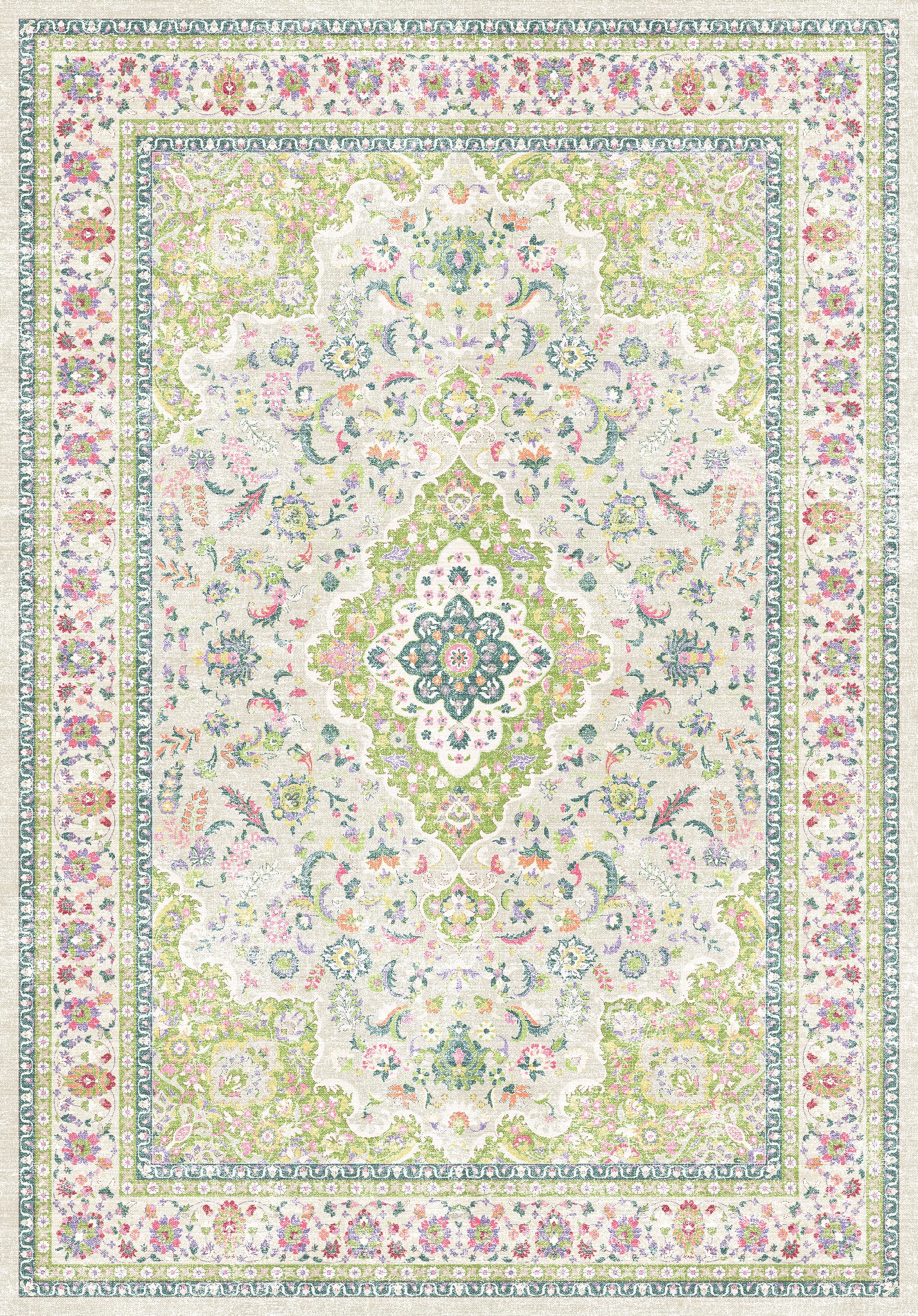 Valeria Vintage Ornamental Rug
