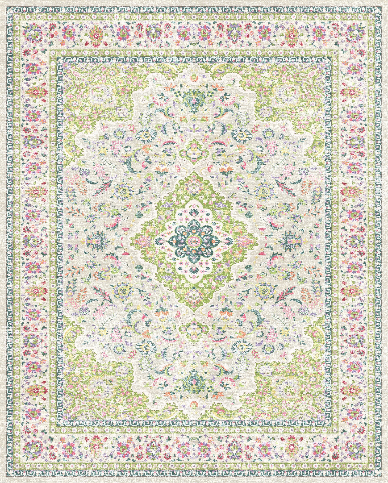 Valeria Vintage Ornamental Rug