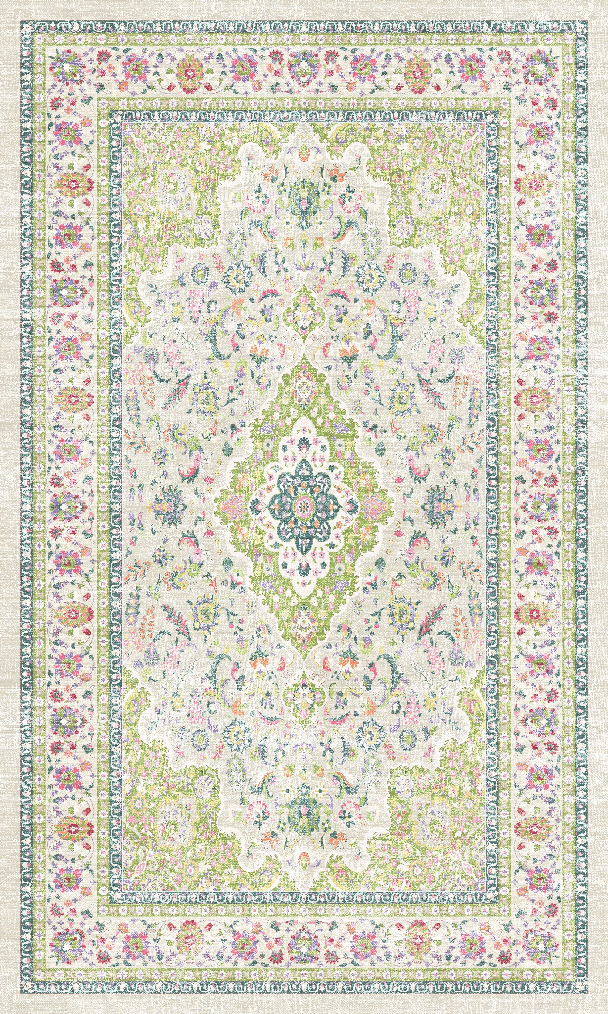 Valeria Vintage Ornamental Rug