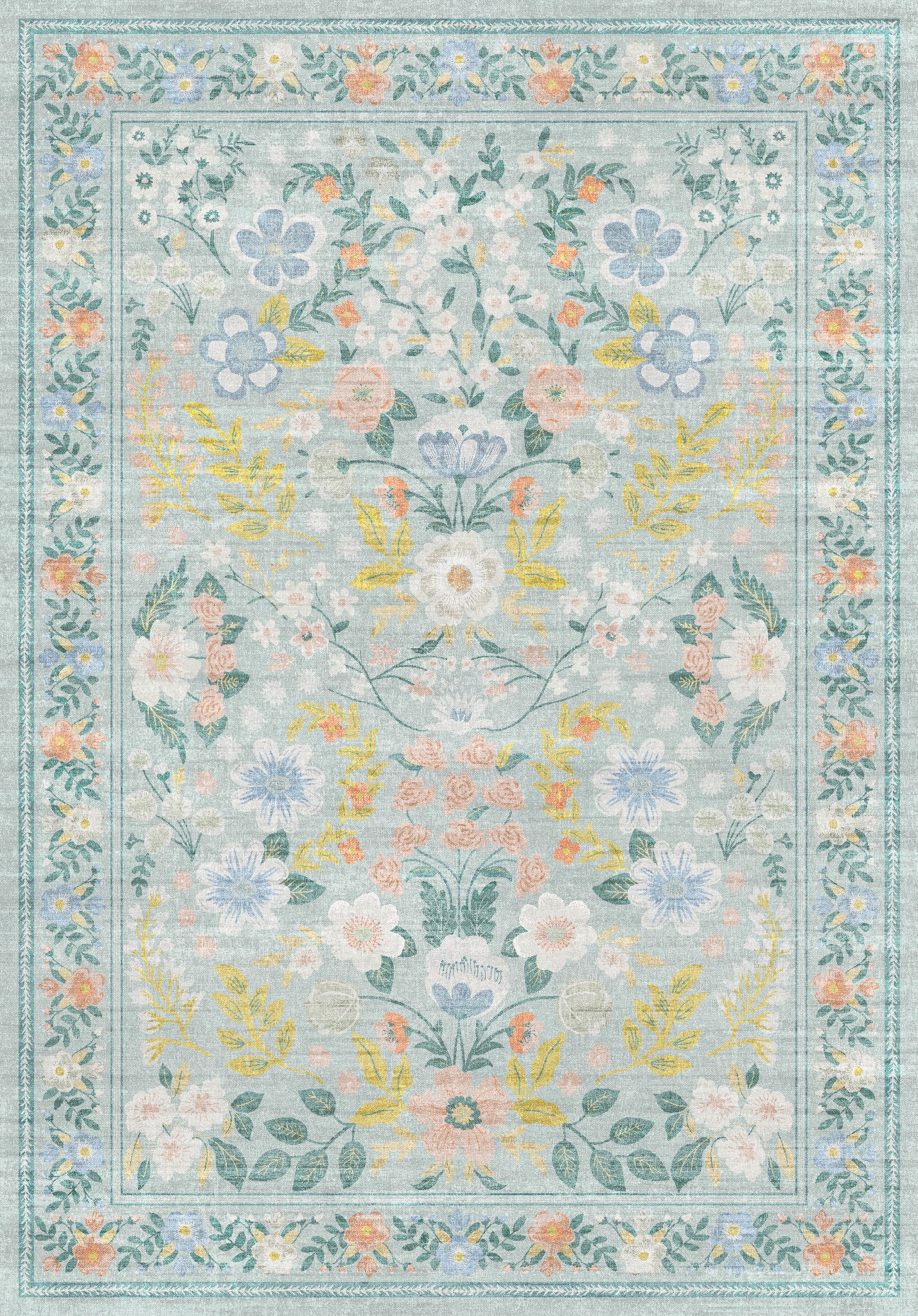 Cecilia Флорални реколта килим