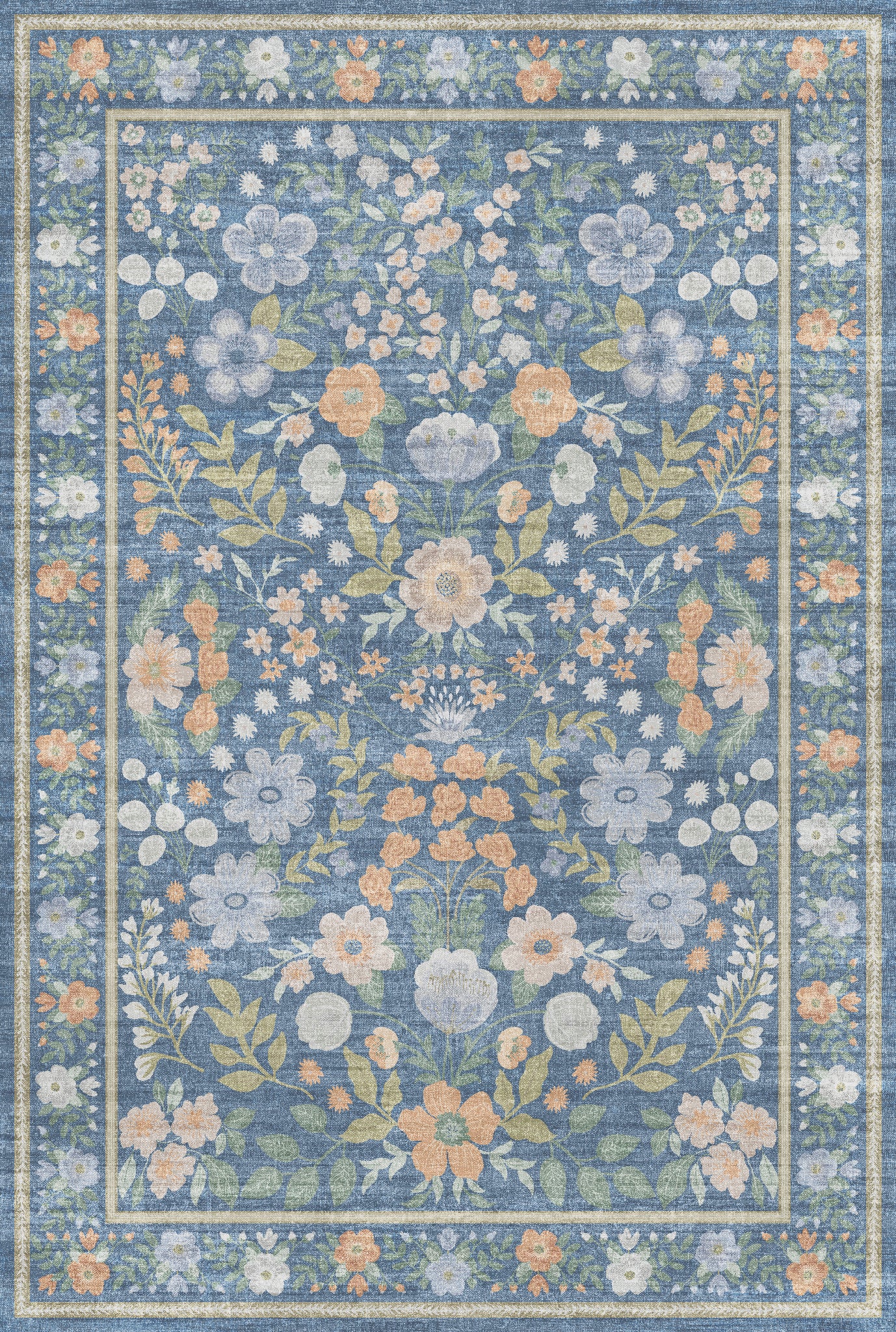 Cecilia Флорални реколта килим