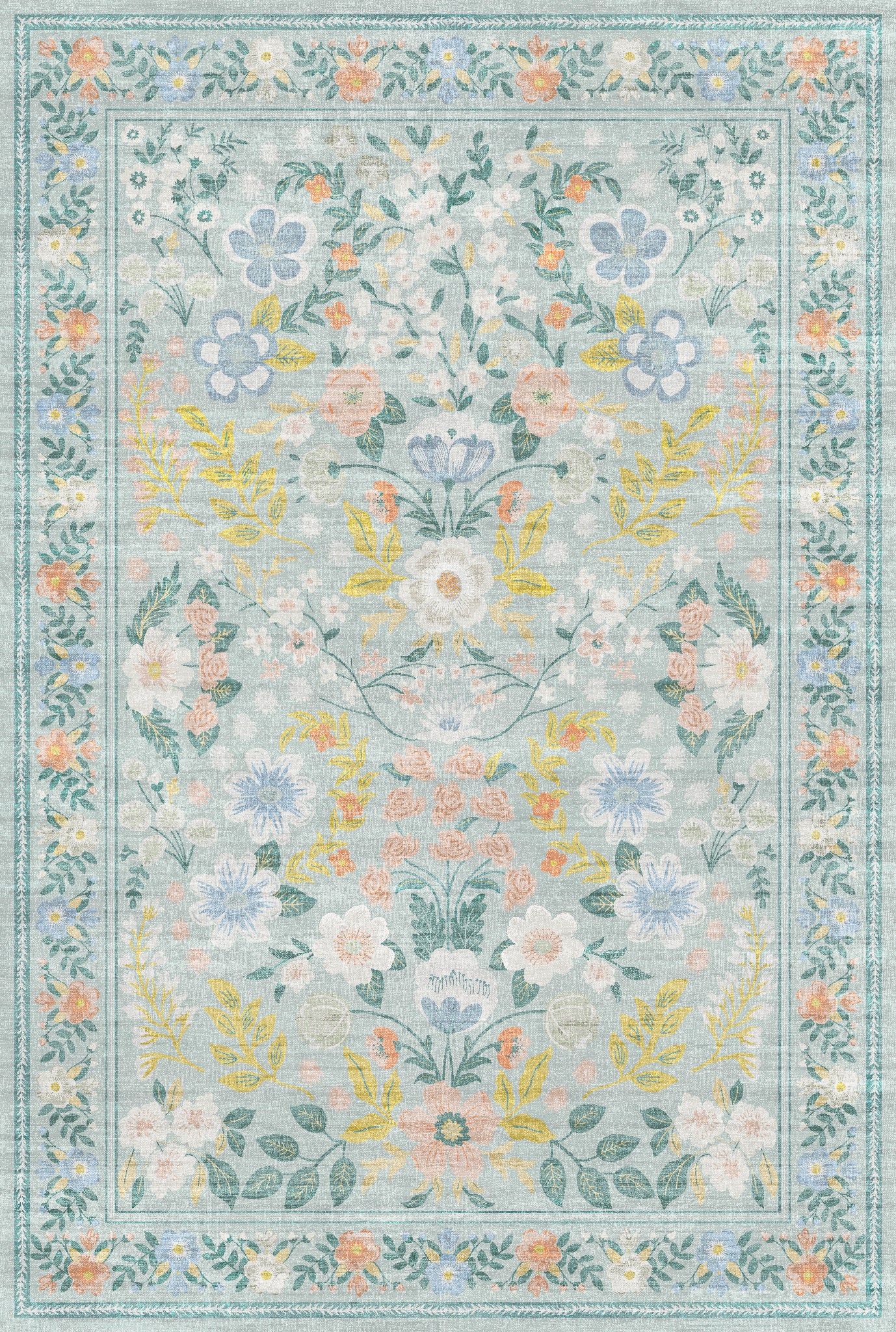 Cecilia Флорални реколта килим