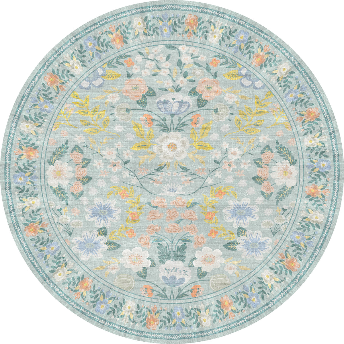 Cecilia Floraler Vintage-Teppich