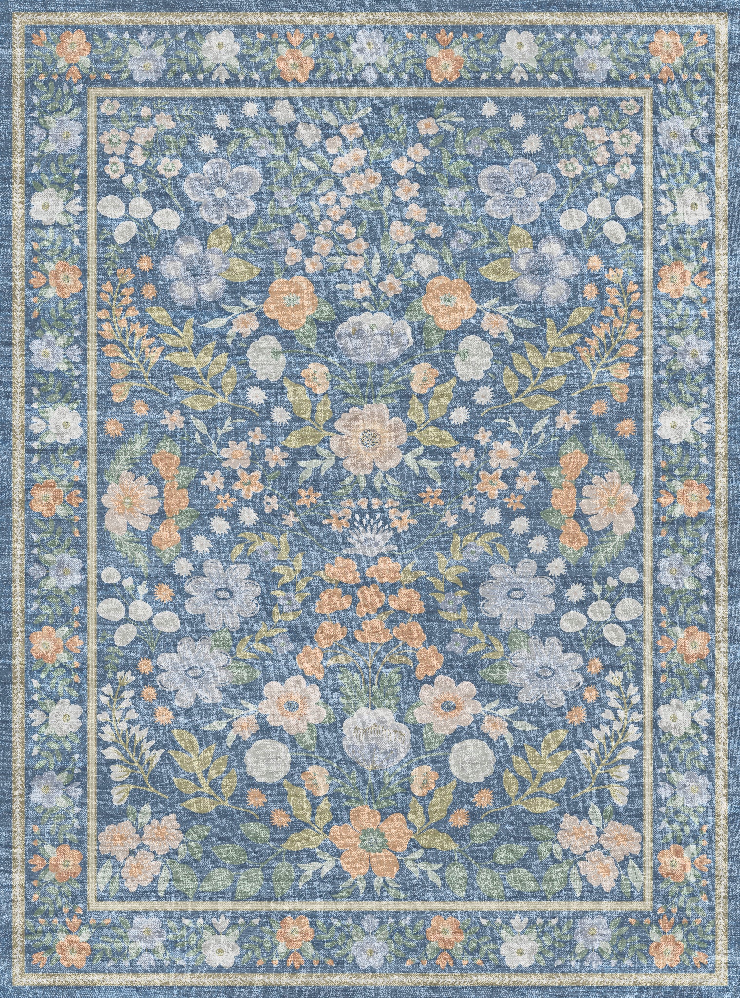 Cecilia Флорални реколта килим