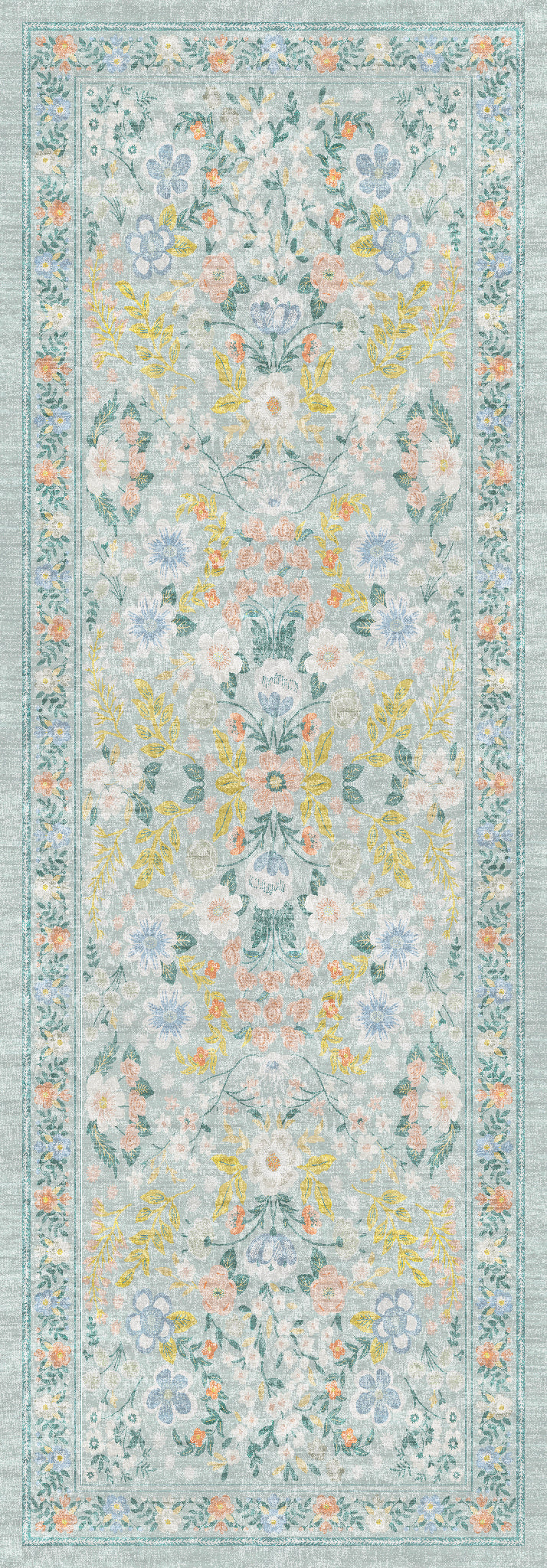 Cecilia Флорални реколта килим