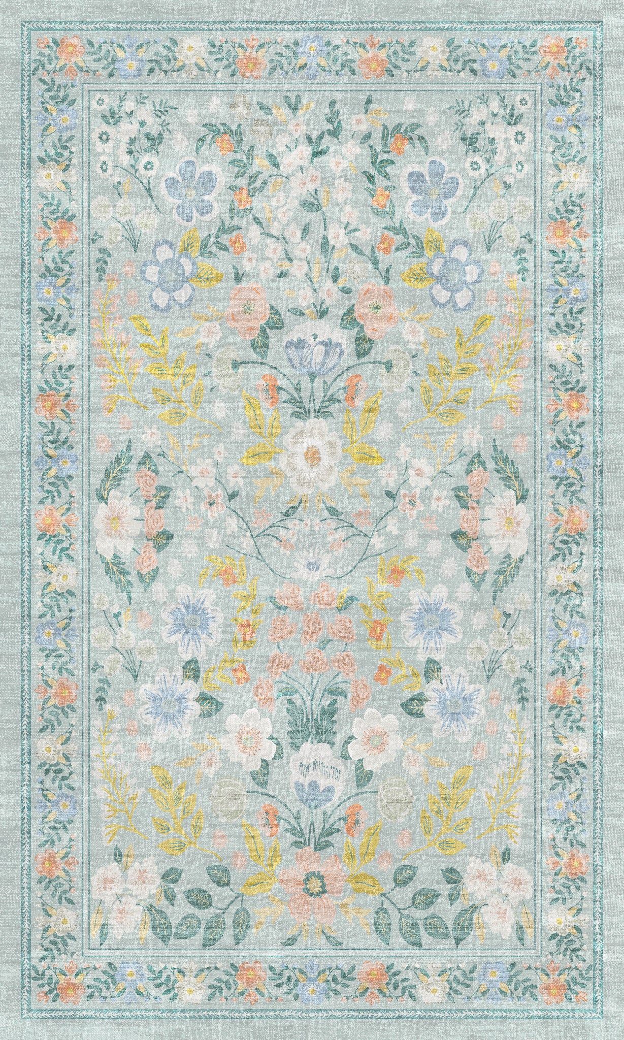 Cecilia Флорални реколта килим
