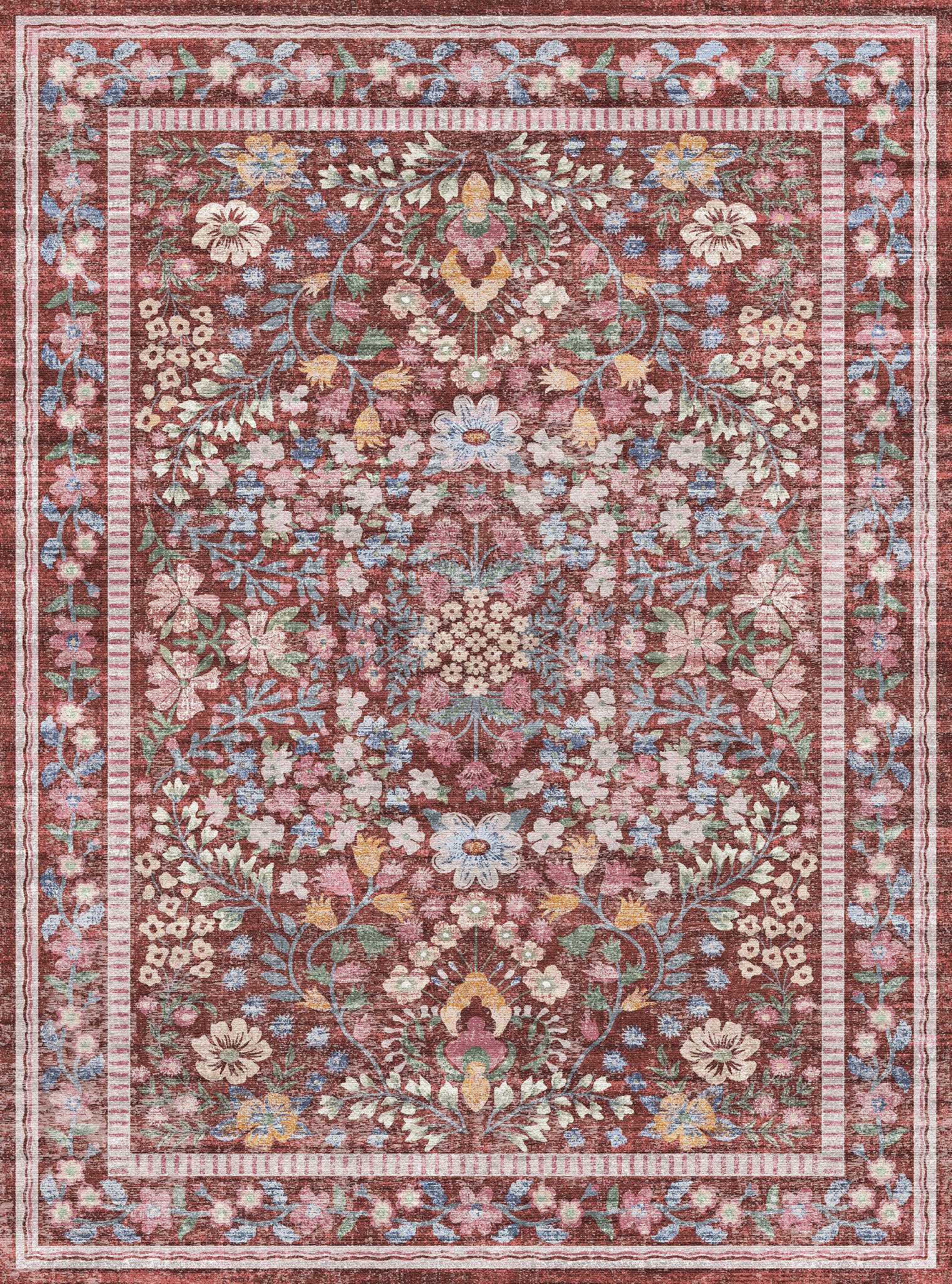 Chloe Elegant Floral Rug