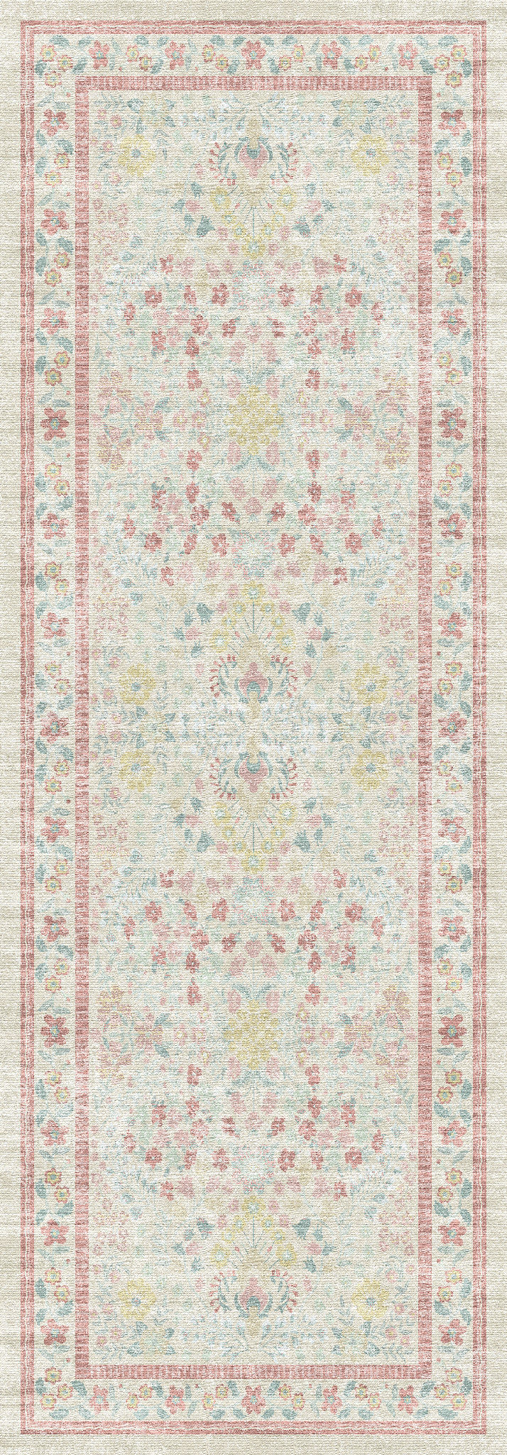 Chloe Elegant blomstret tæppe