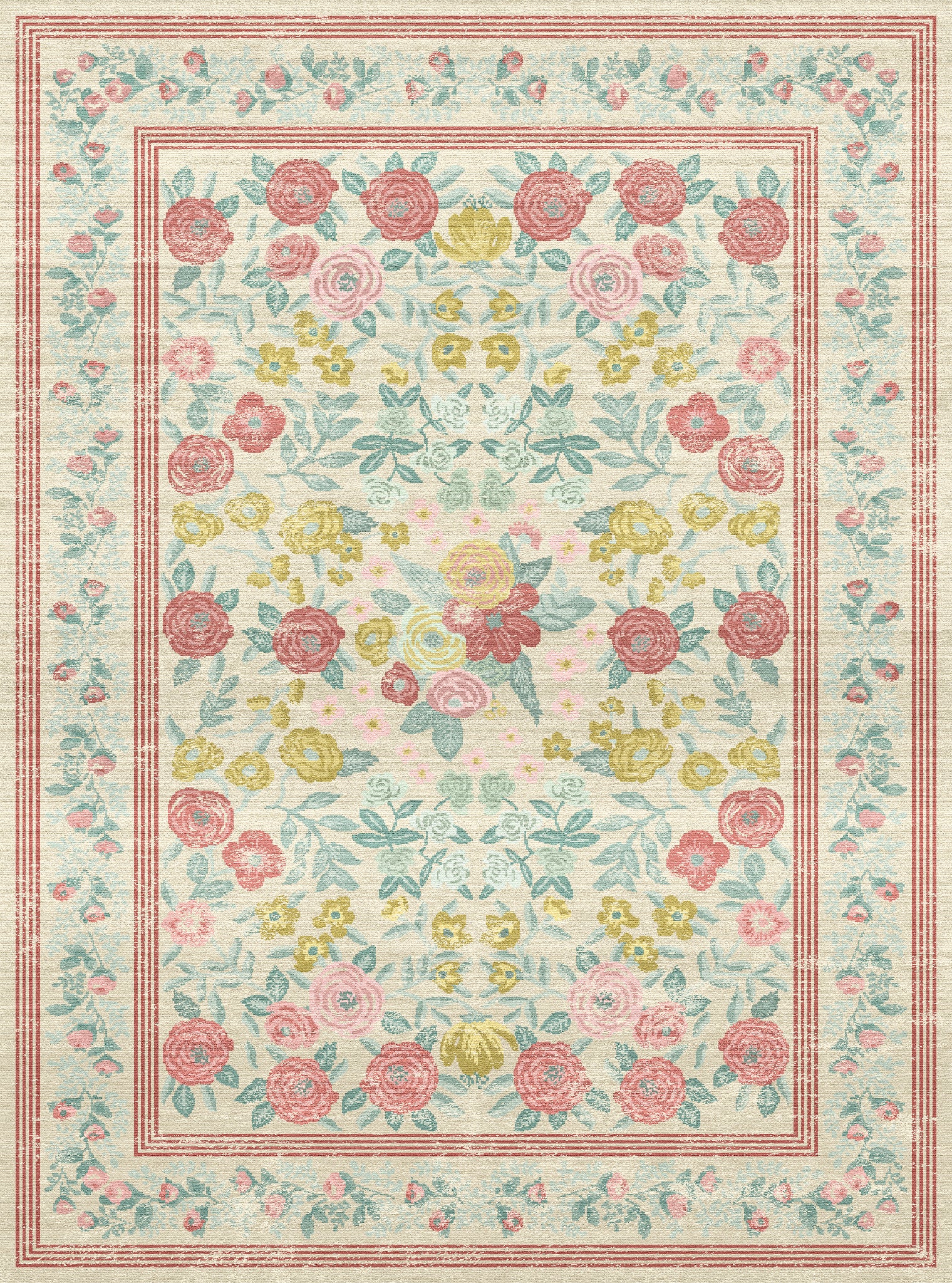 Noemie Реколта флорален килим