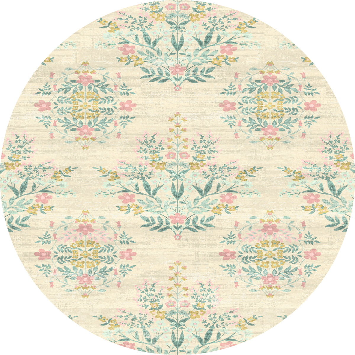 Kate Botanischer Blumenteppich im Vintage-Stil