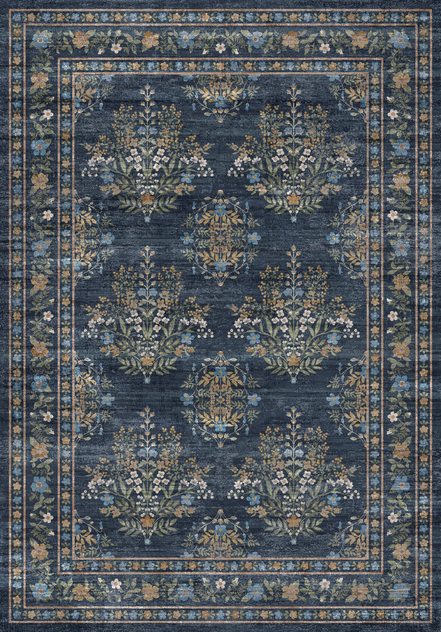 Kate Винтидж ботанически флорален килим