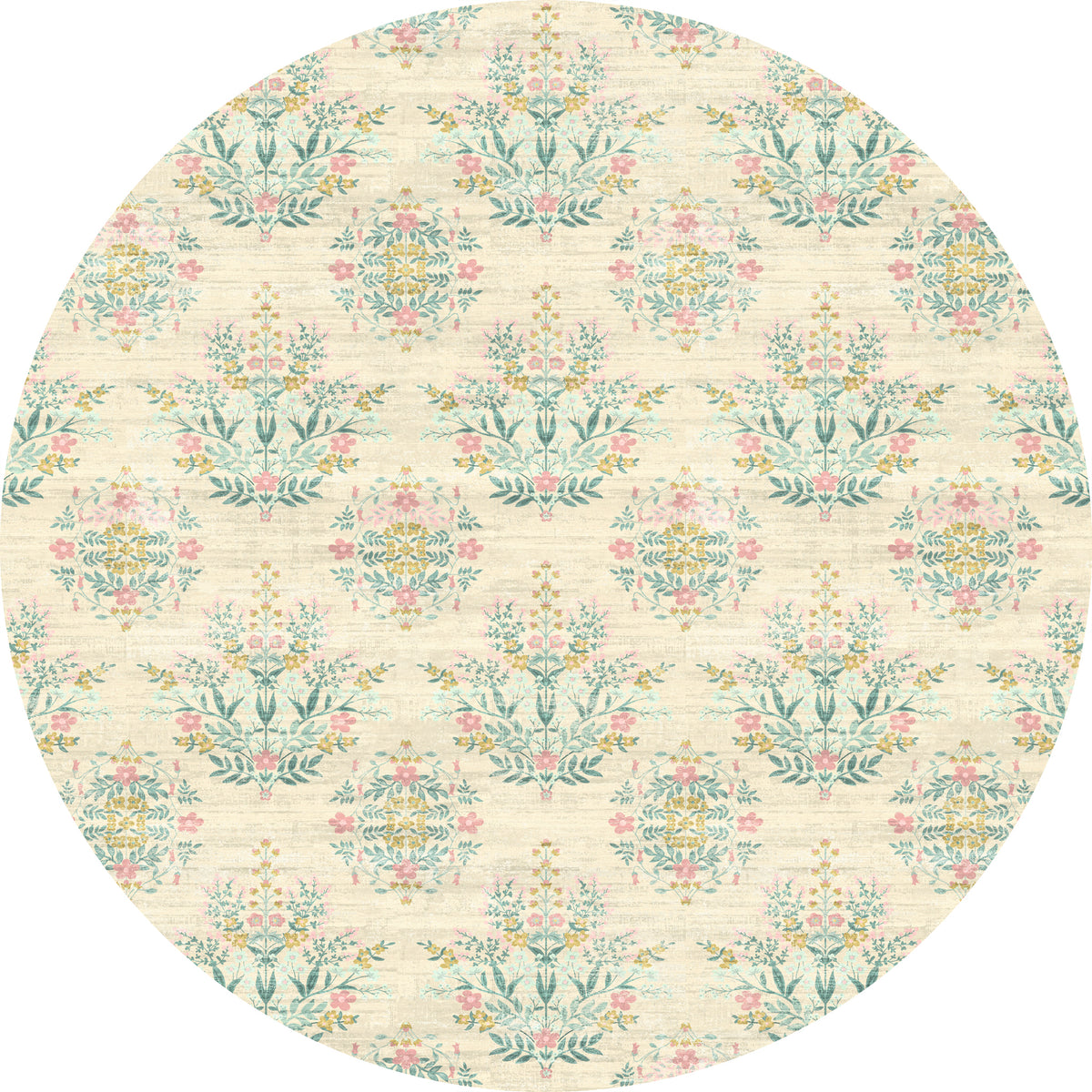 Kate Botanischer Blumenteppich im Vintage-Stil