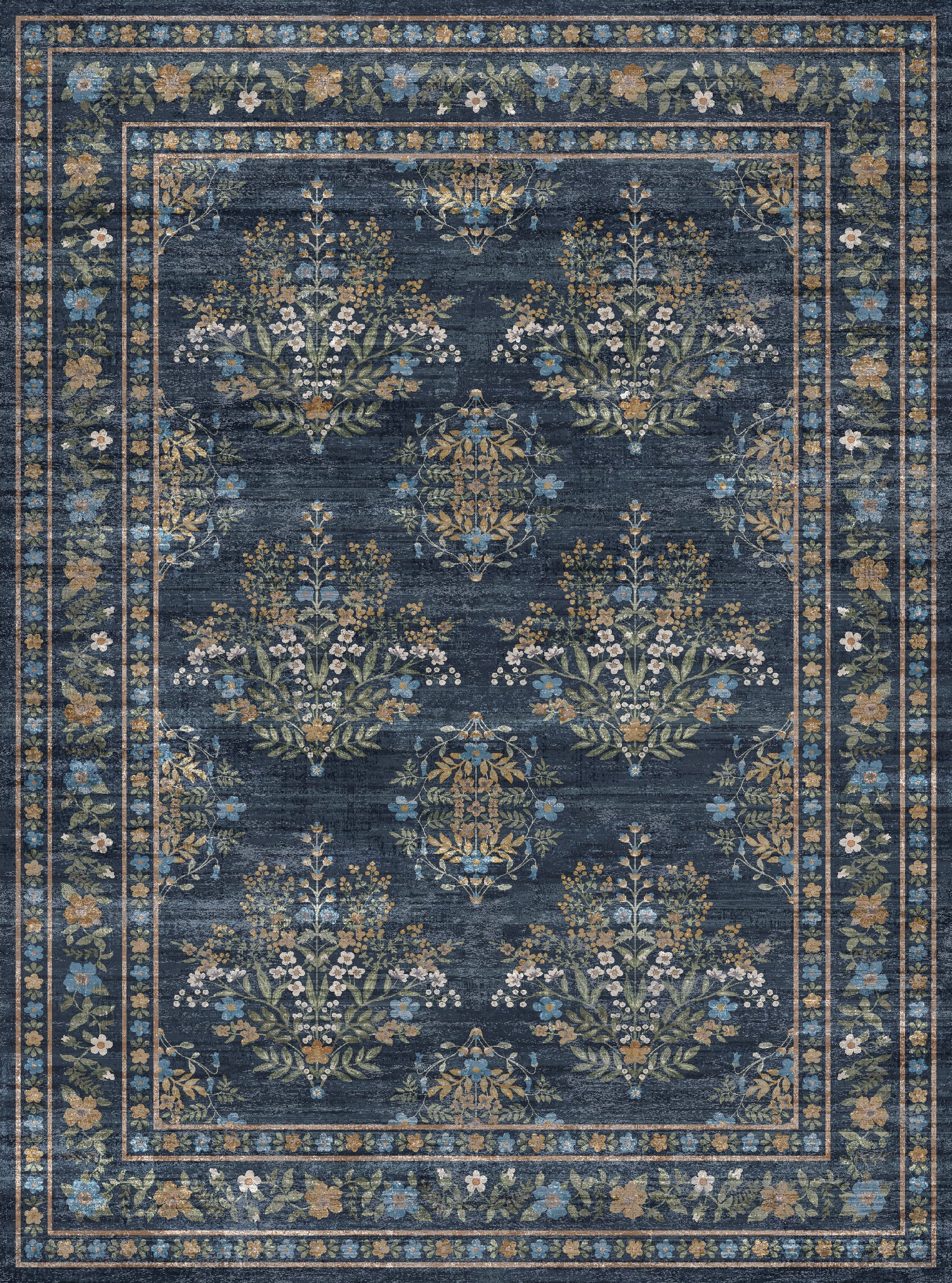 Kate Винтидж ботанически флорален килим