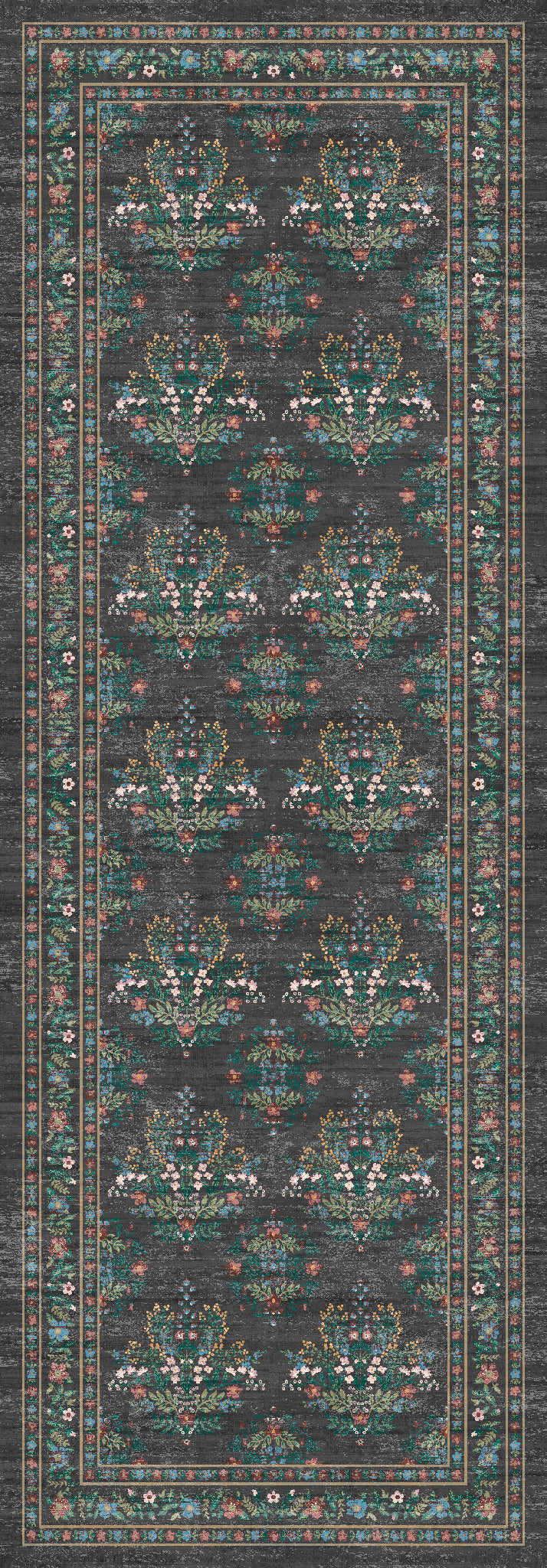 Kate Винтидж ботанически флорален килим