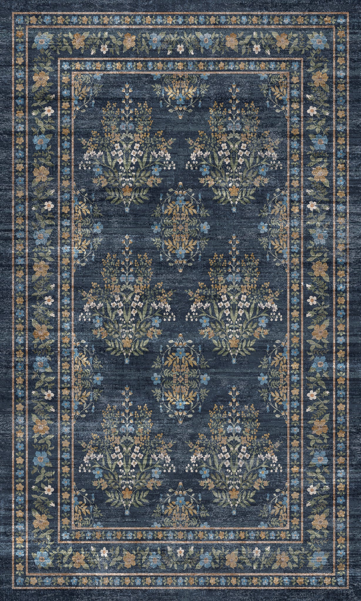 Kate Винтидж ботанически флорален килим