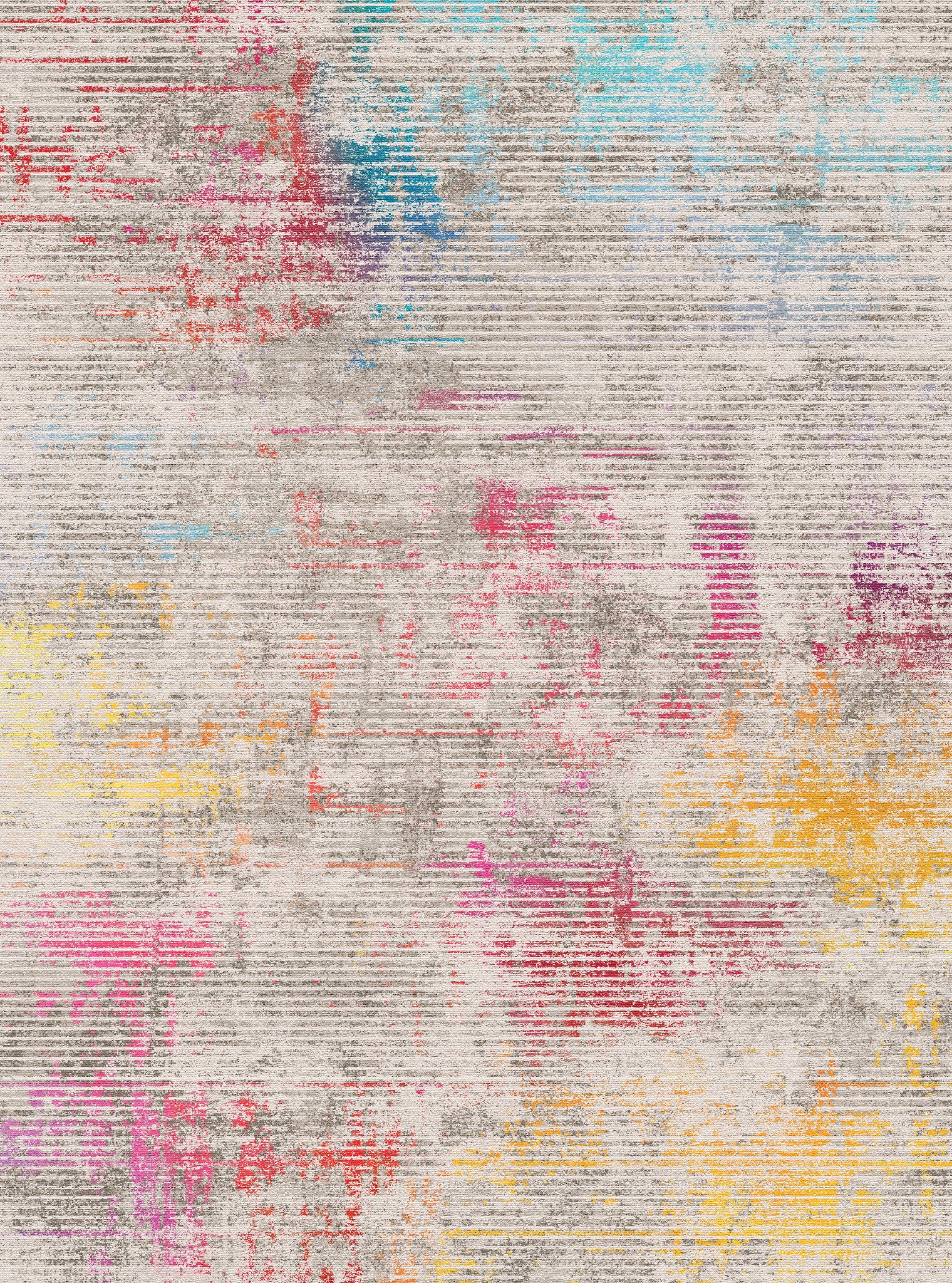 Lea Distressed Linear Rug