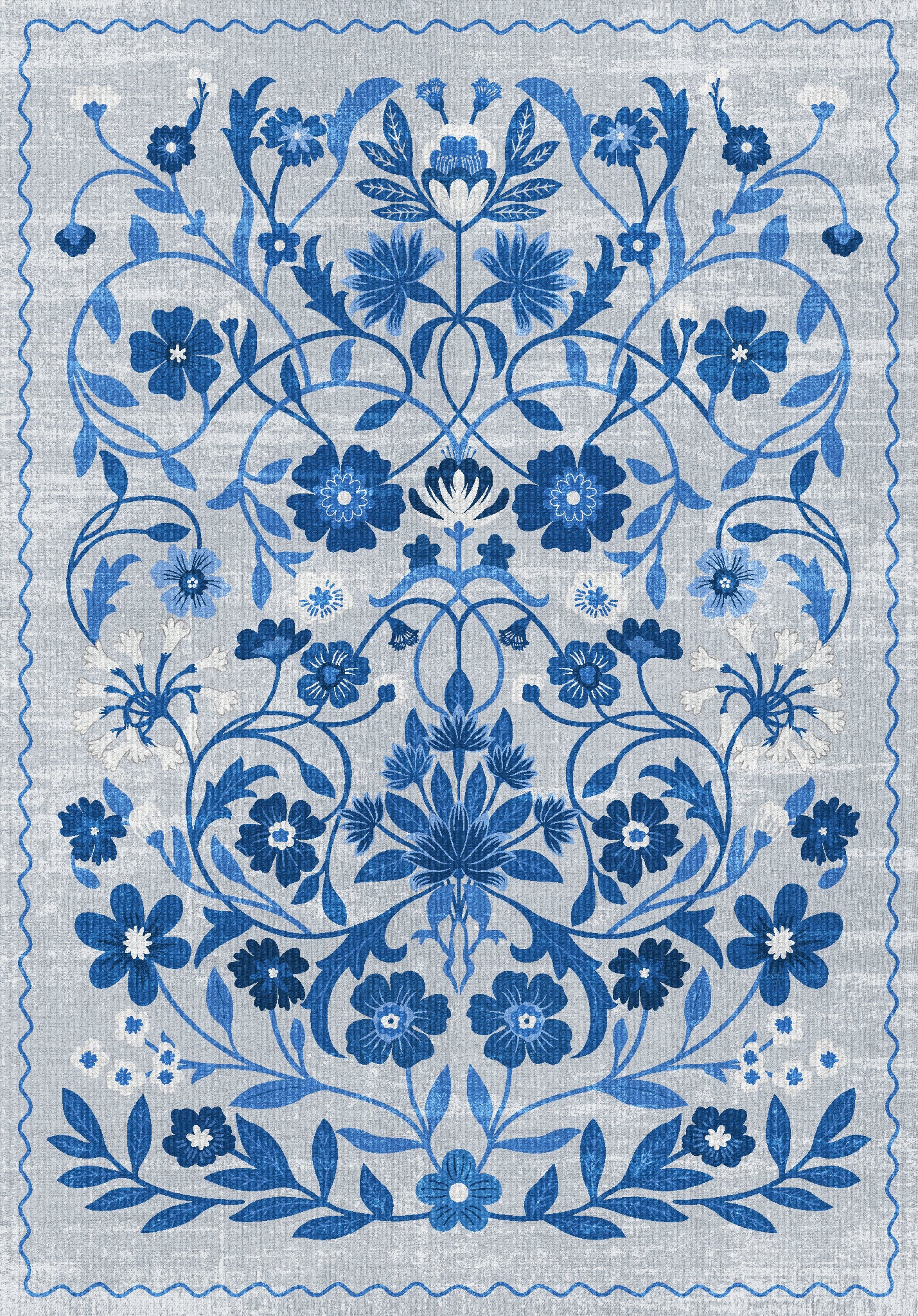 Camille Ботанически цветен килим