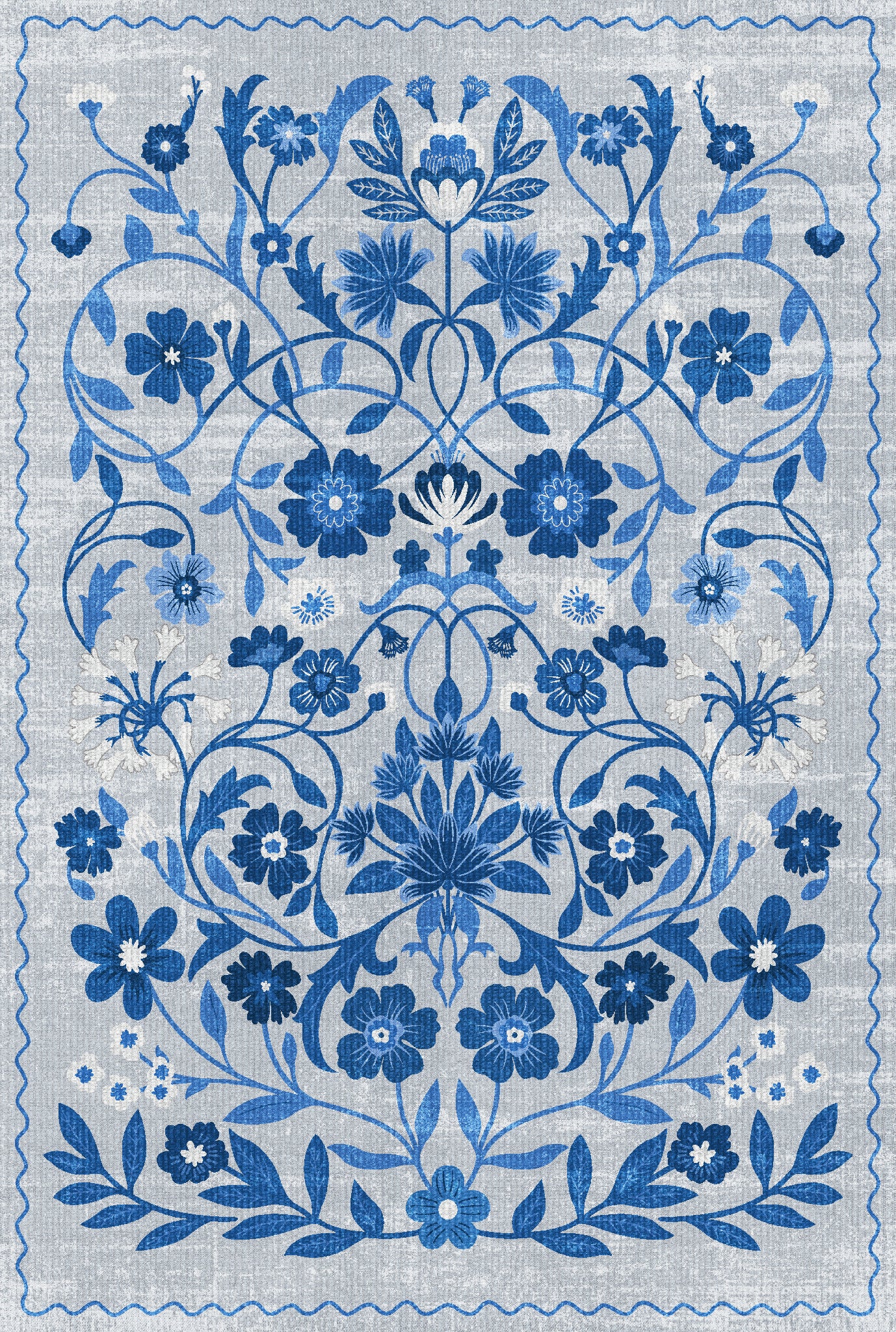 Camille Ботанически цветен килим