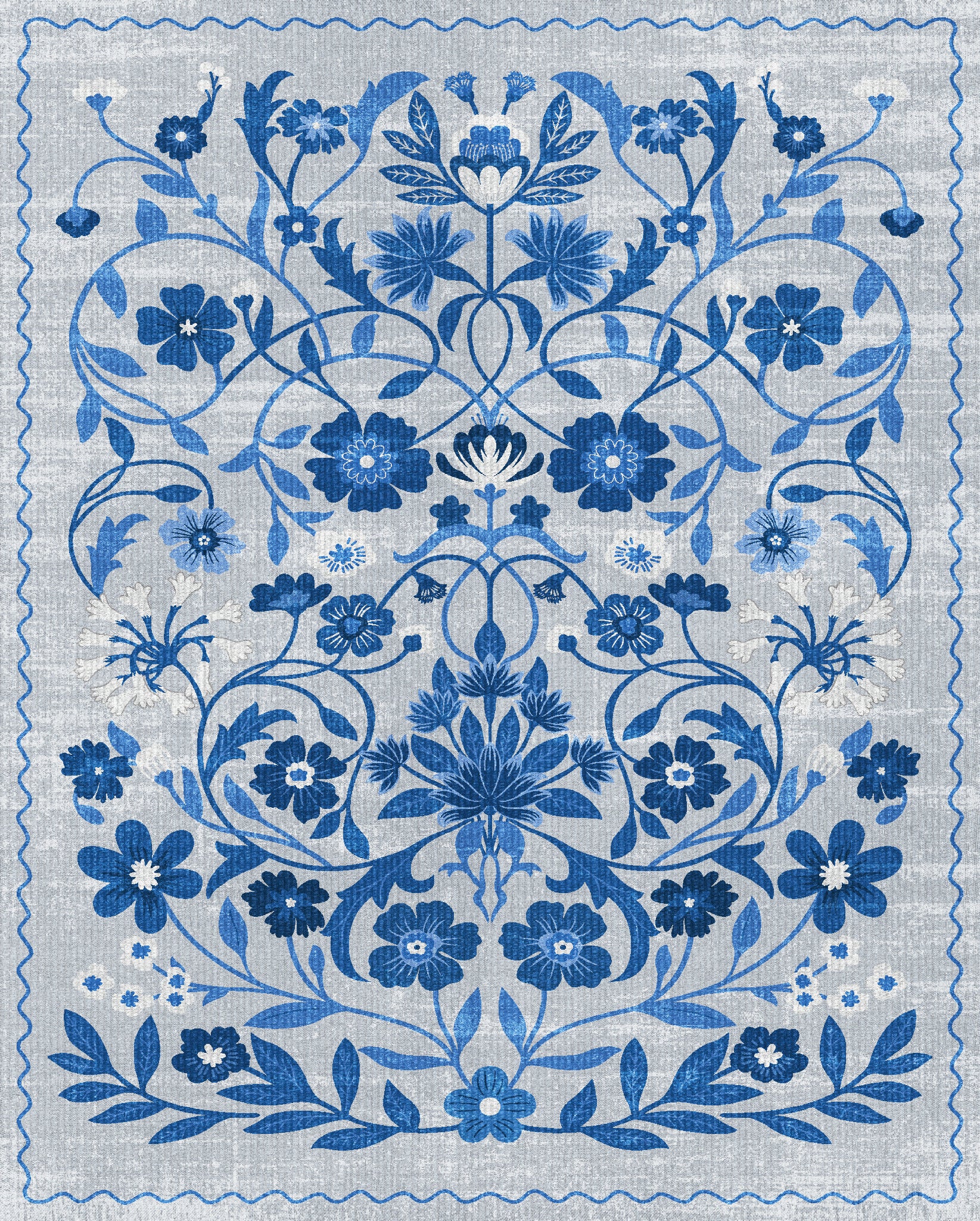 Camille Ботанически цветен килим