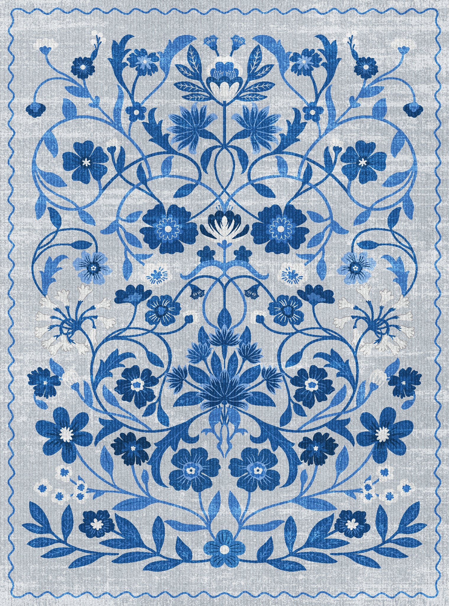 Camille Ботанически цветен килим