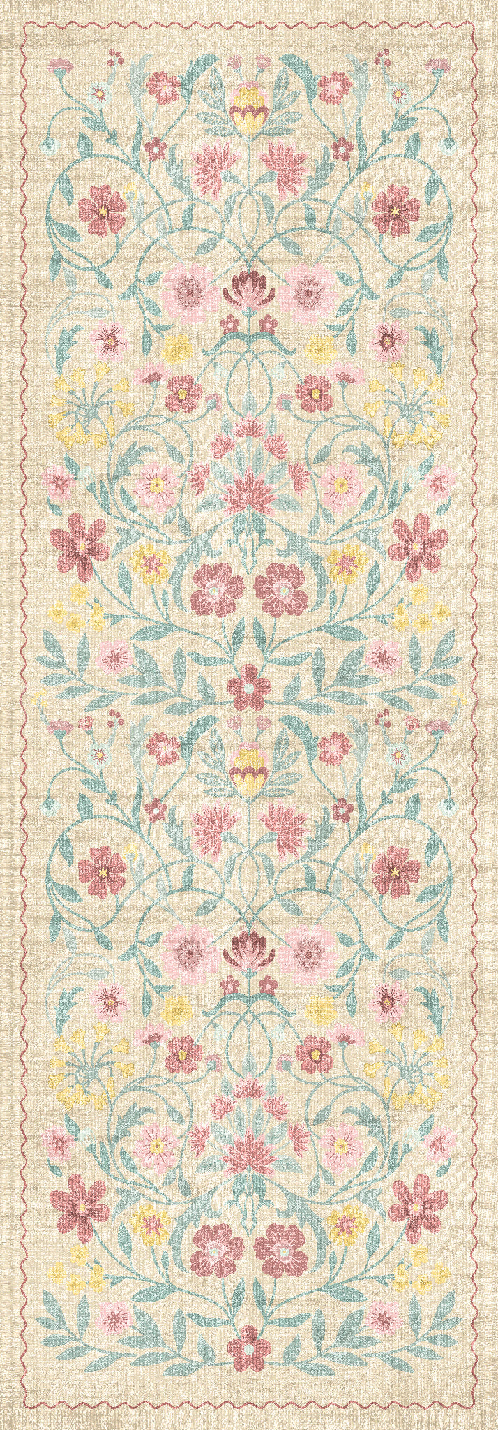 Camille Ботанически цветен килим